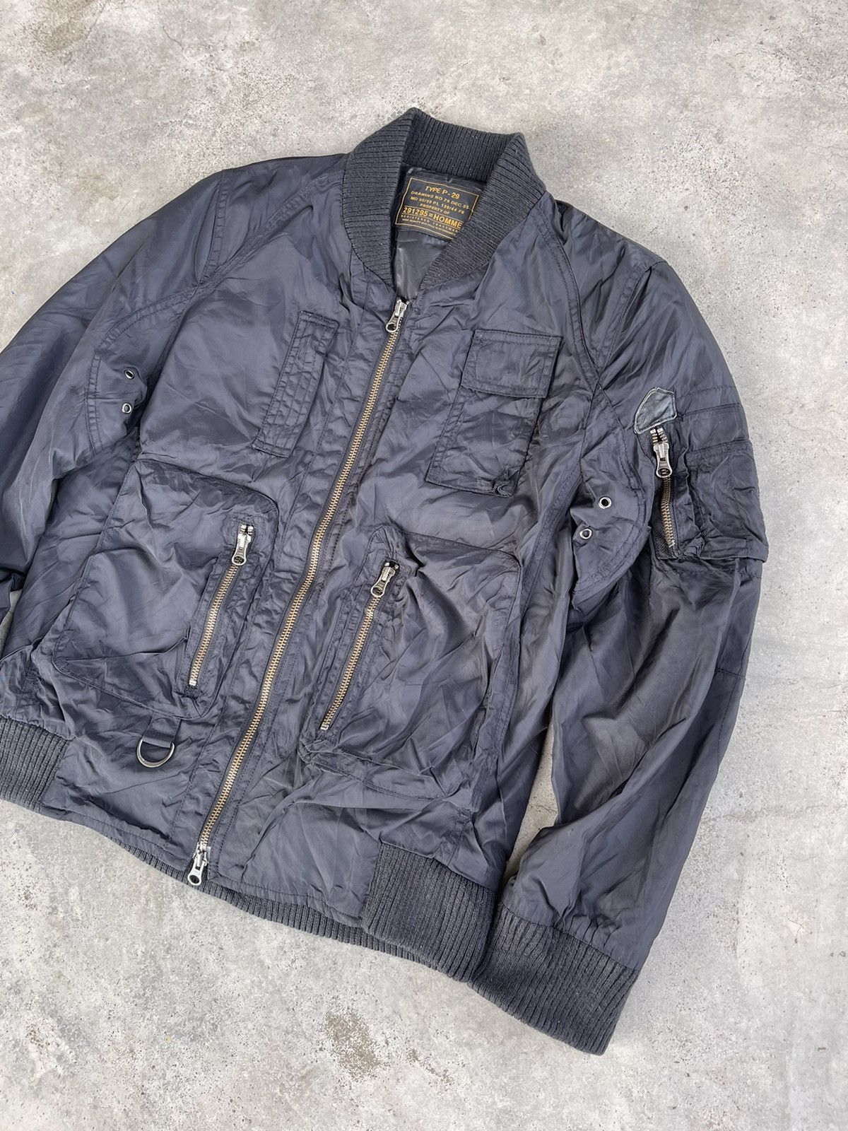 Japanese Brand 291295 Homme Japan bomber jacket Size US M / EU 48-50 / 2 - 3 Thumbnail