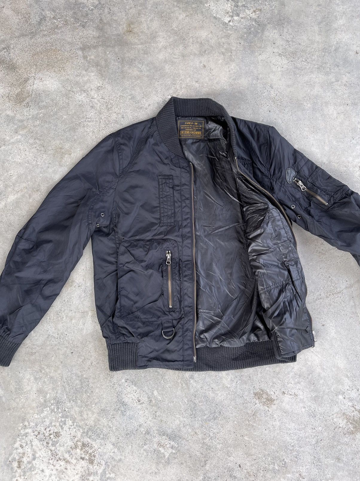 Japanese Brand 291295 Homme Japan bomber jacket Size US M / EU 48-50 / 2 - 5 Thumbnail