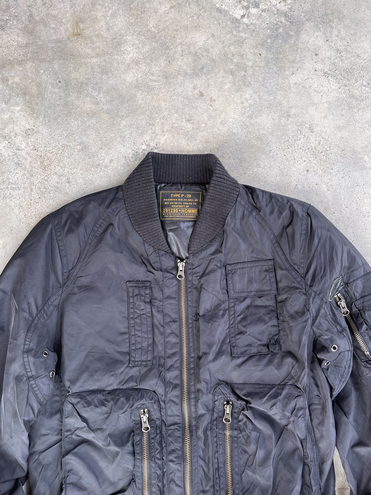 Japanese Brand 291295 Homme Japan bomber jacket Size US M / EU 48-50 / 2 - 2 Thumbnail