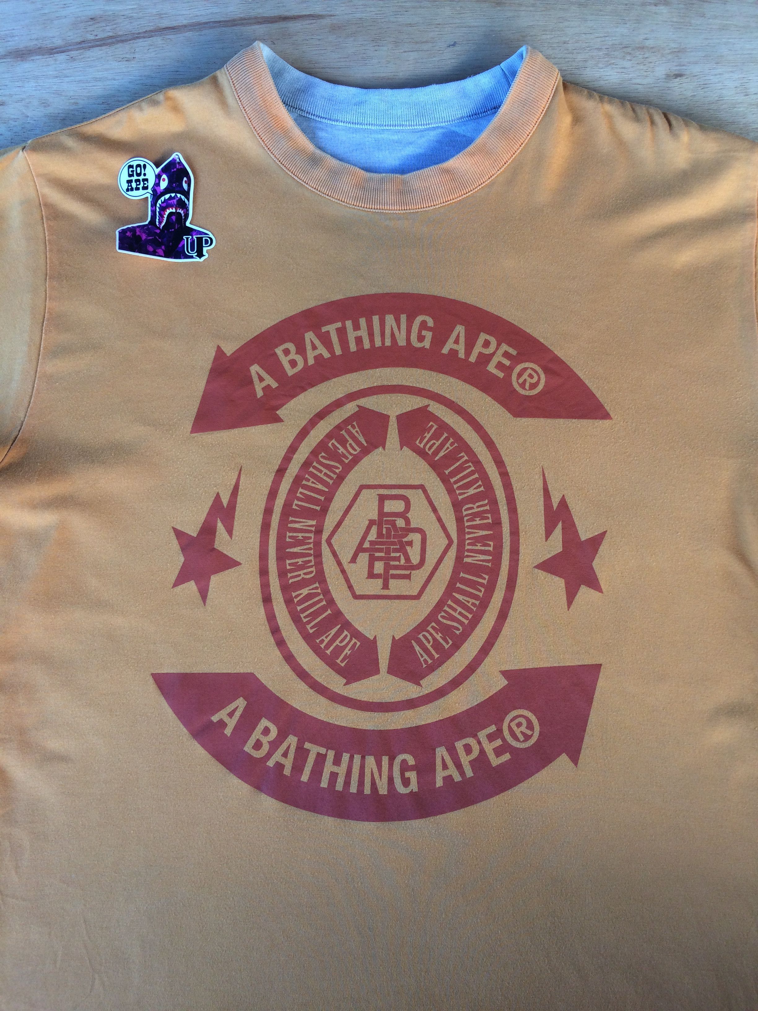 Bape × Nigo Sta Pattern Reversible Tee Size US M / EU 48-50 / 2 - 6 Thumbnail