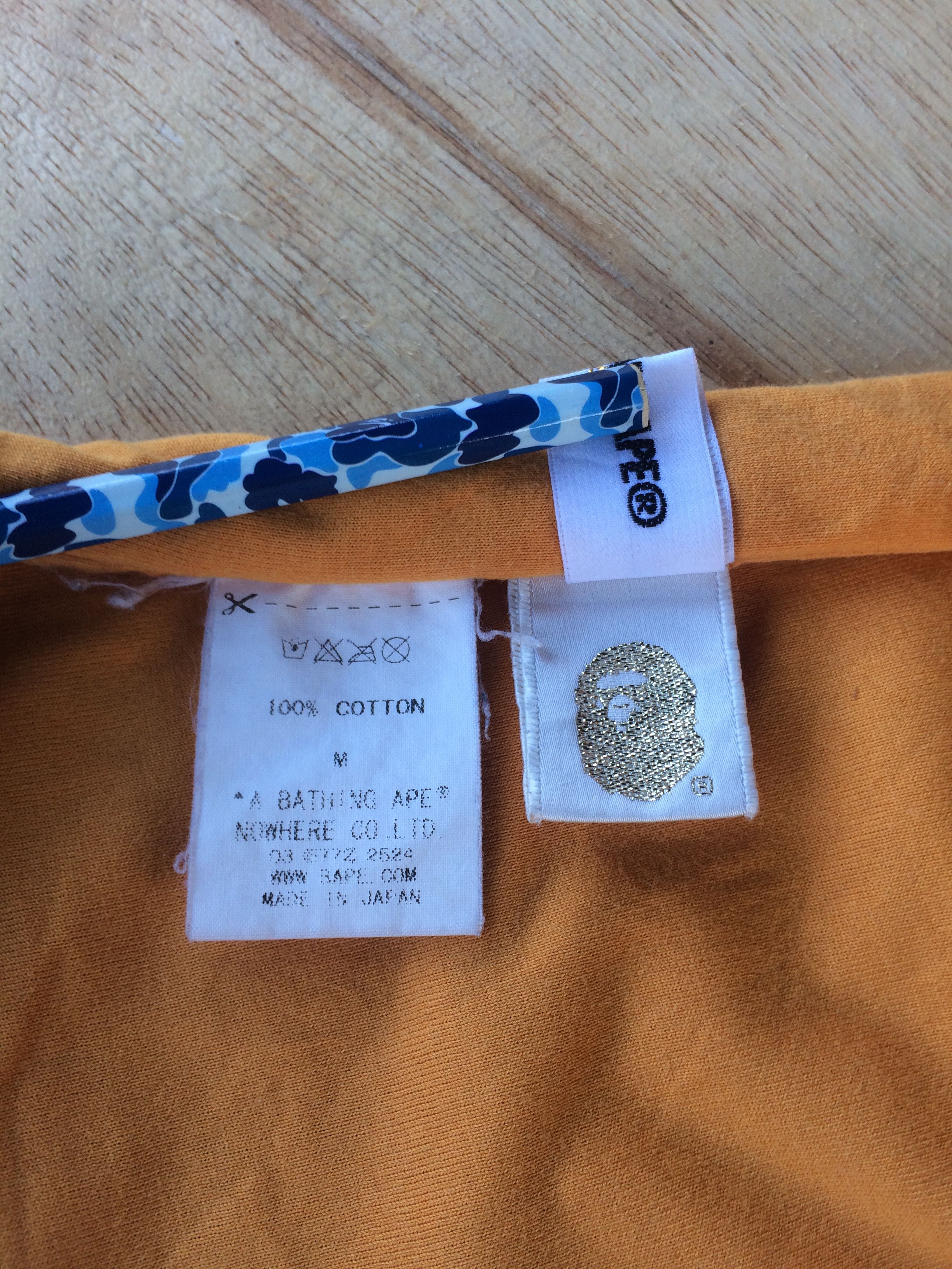 Bape × Nigo Sta Pattern Reversible Tee Size US M / EU 48-50 / 2 - 11 Thumbnail