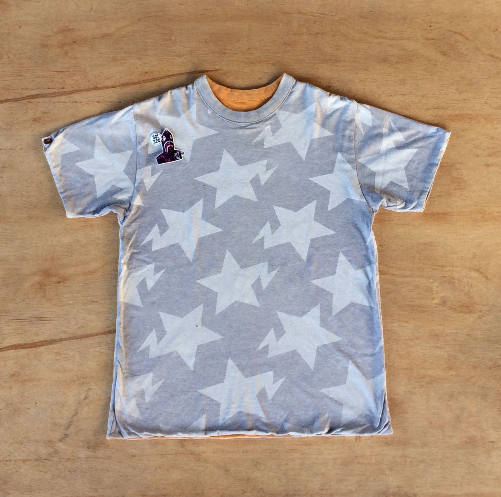 Bape × Nigo Sta Pattern Reversible Tee Size US M / EU 48-50 / 2 - 1 Thumbnail