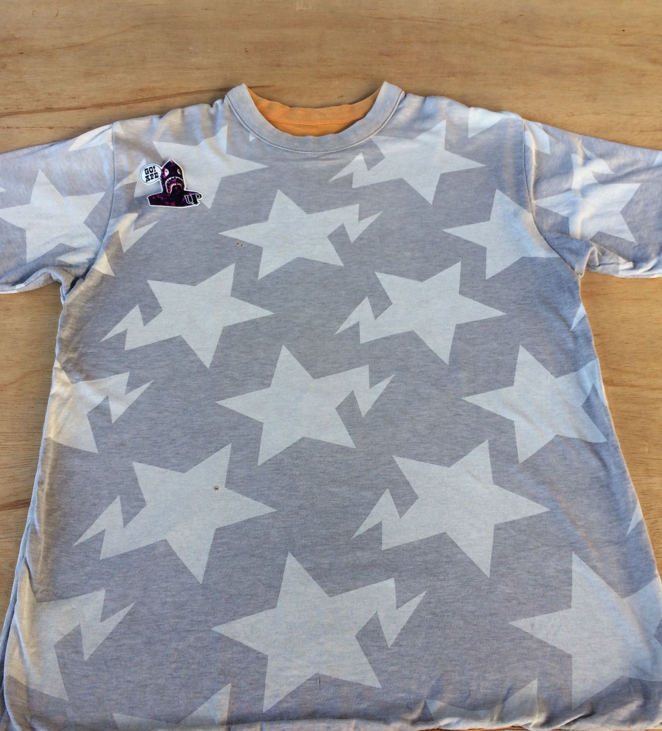 Bape × Nigo Sta Pattern Reversible Tee Size US M / EU 48-50 / 2 - 2 Thumbnail
