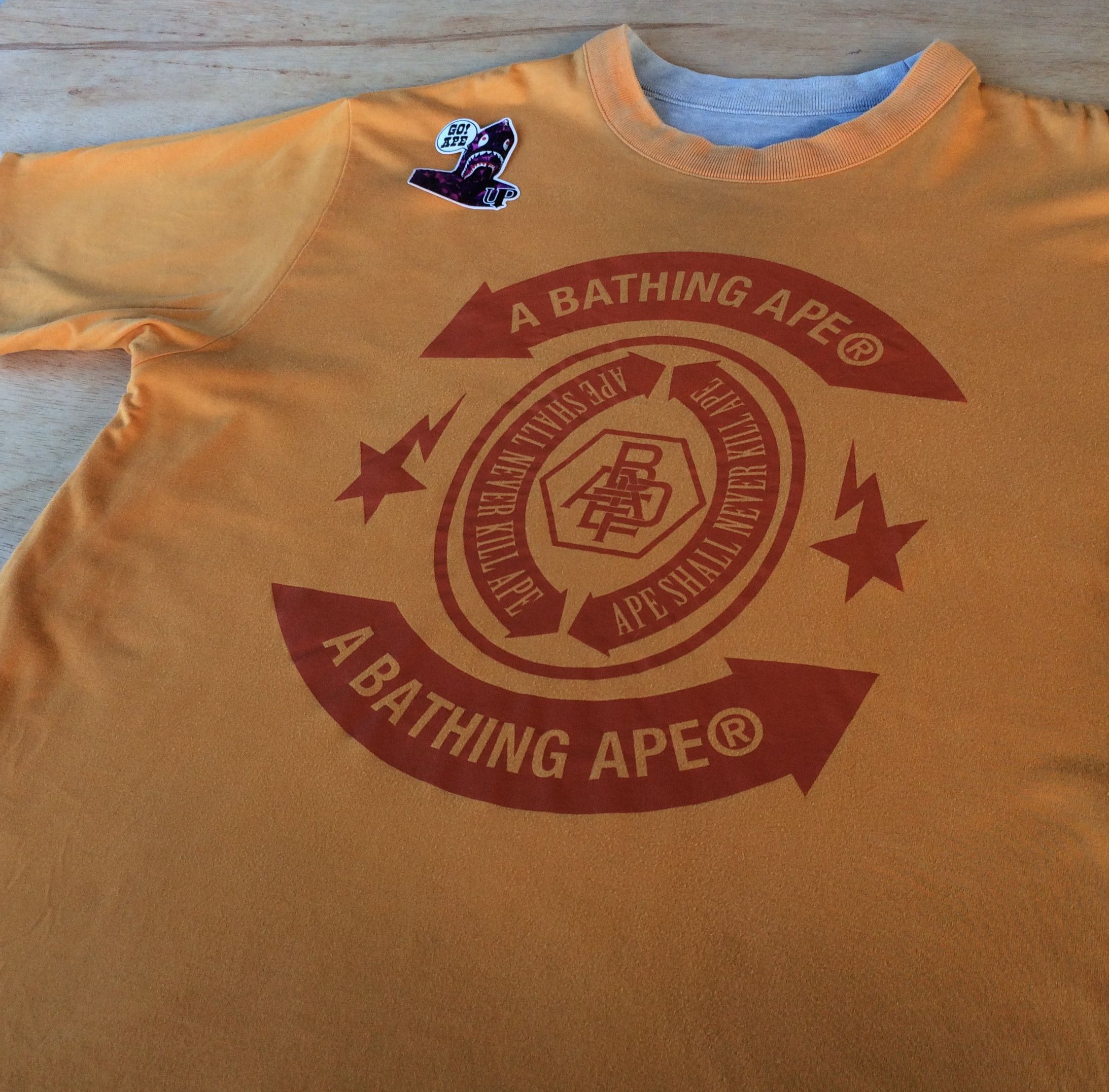 Bape × Nigo Sta Pattern Reversible Tee Size US M / EU 48-50 / 2 - 5 Thumbnail