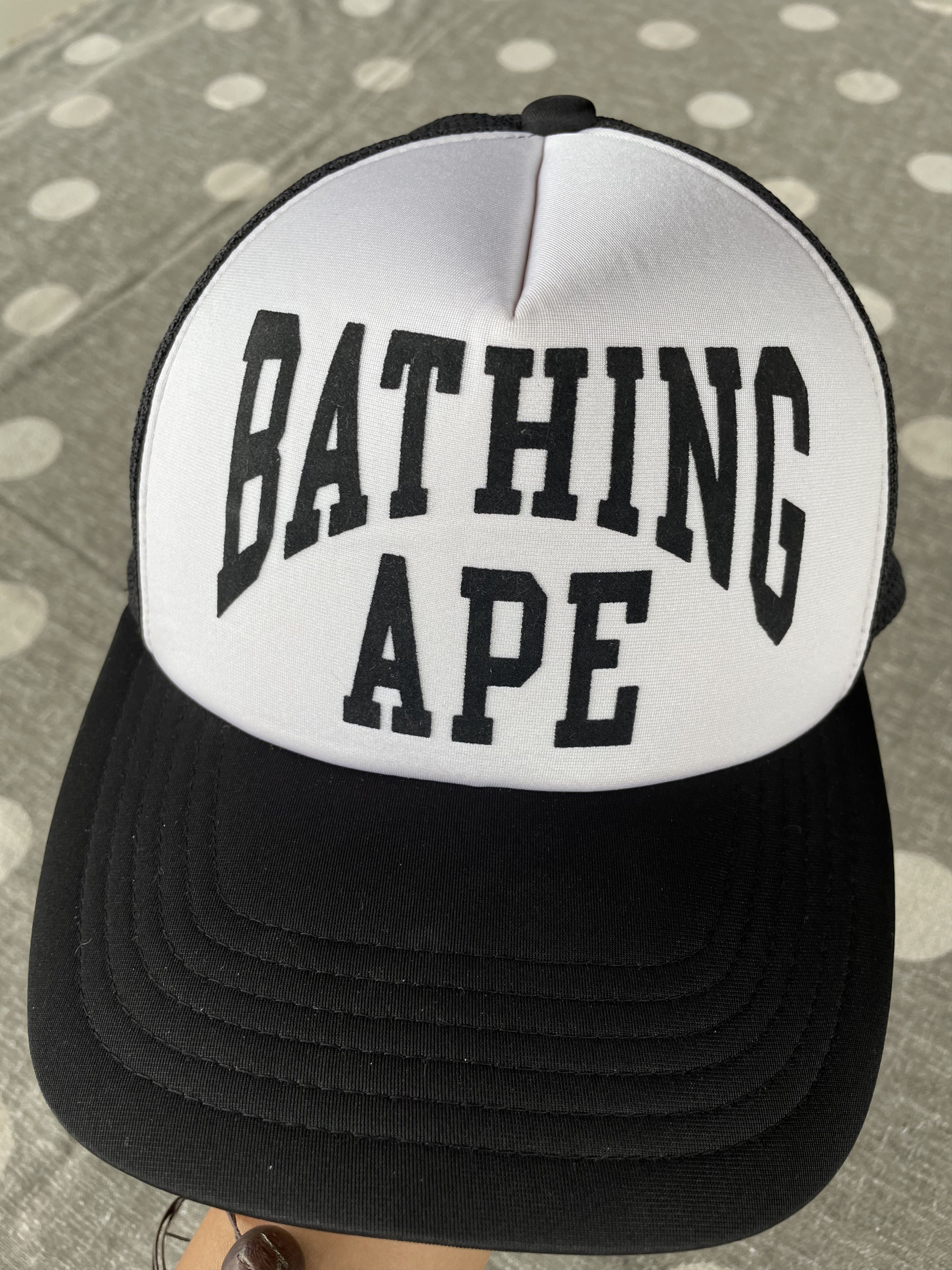 Bape NYC Logo Mesh Cap Size ONE SIZE - 6 Thumbnail