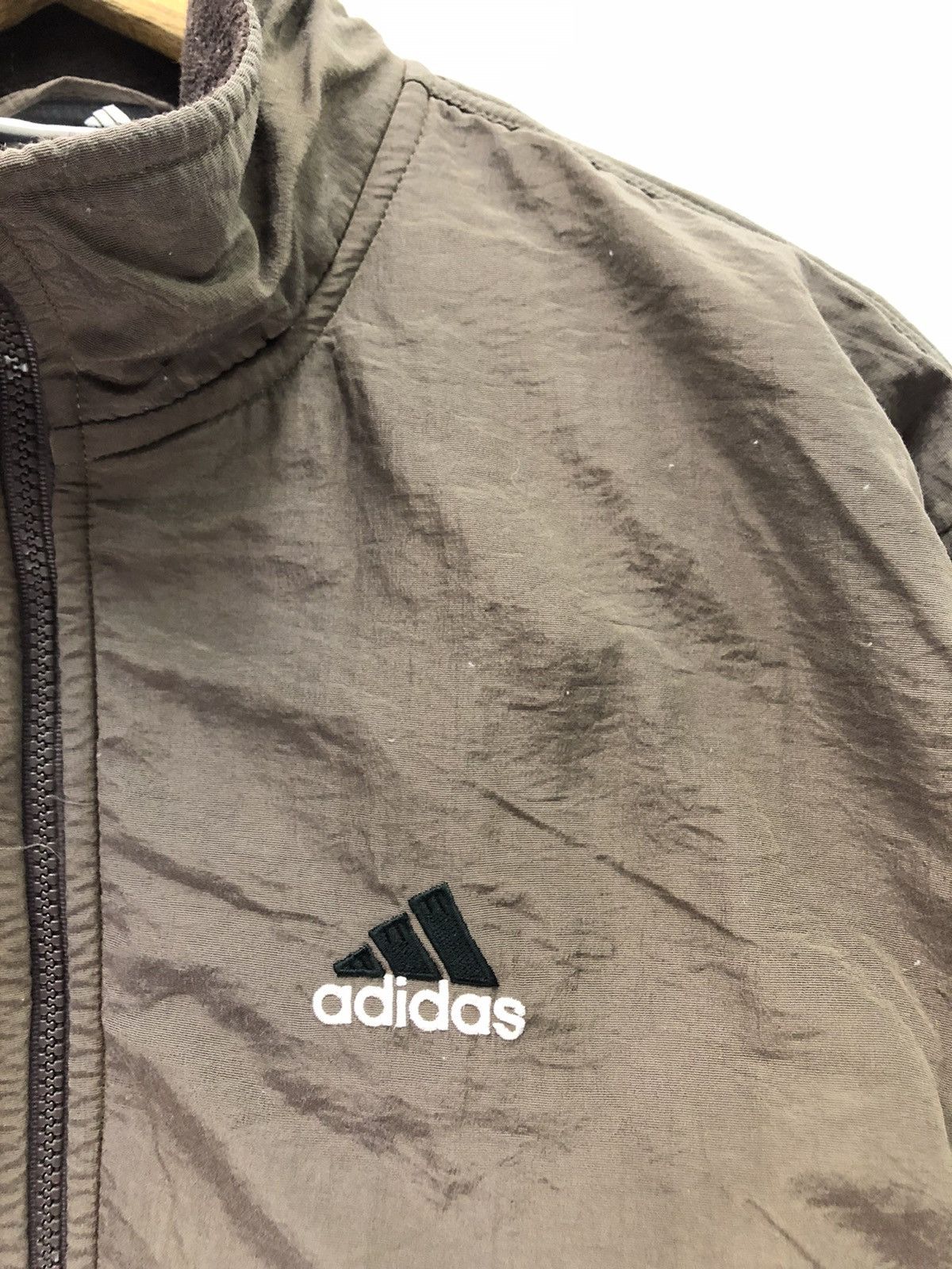 Adidas × Vintage Vintage Adidas Big Logo Fleece Jacket Size US S / EU 44-46 / 1 - 5 Thumbnail
