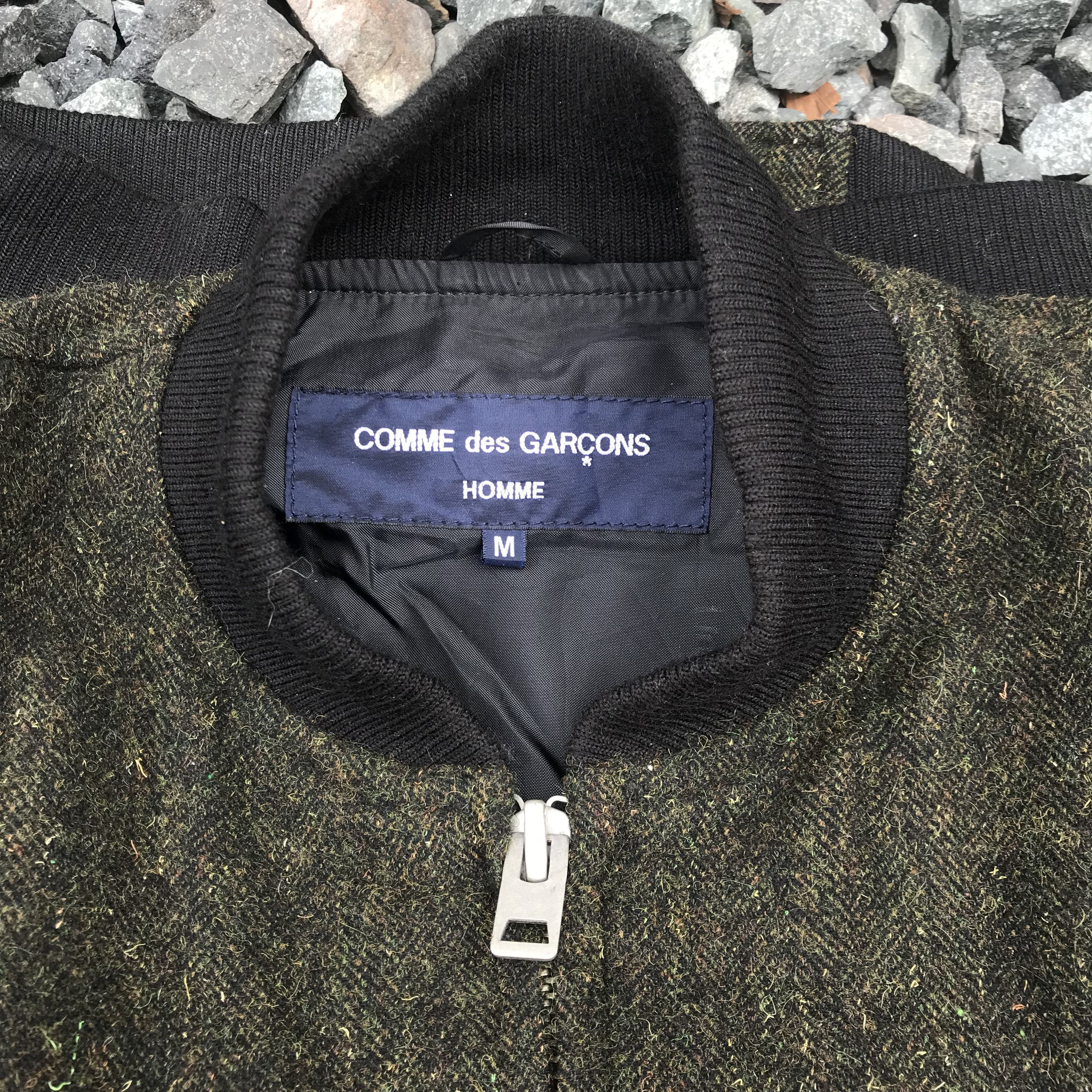 Comme des Garcons Comme Des Garcons AD2011 Varsity cowhide sleeve embroidered Size US M / EU 48-50 / 2 - 9 Thumbnail
