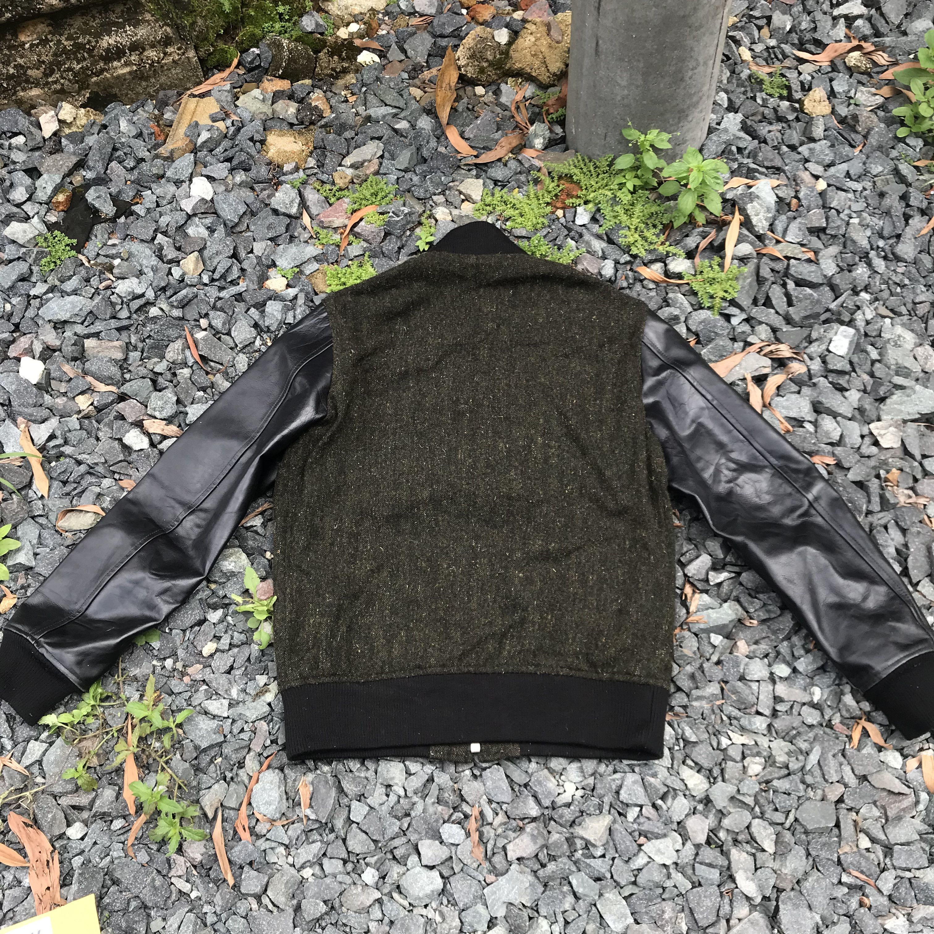 Comme des Garcons Comme Des Garcons AD2011 Varsity cowhide sleeve embroidered Size US M / EU 48-50 / 2 - 7 Thumbnail