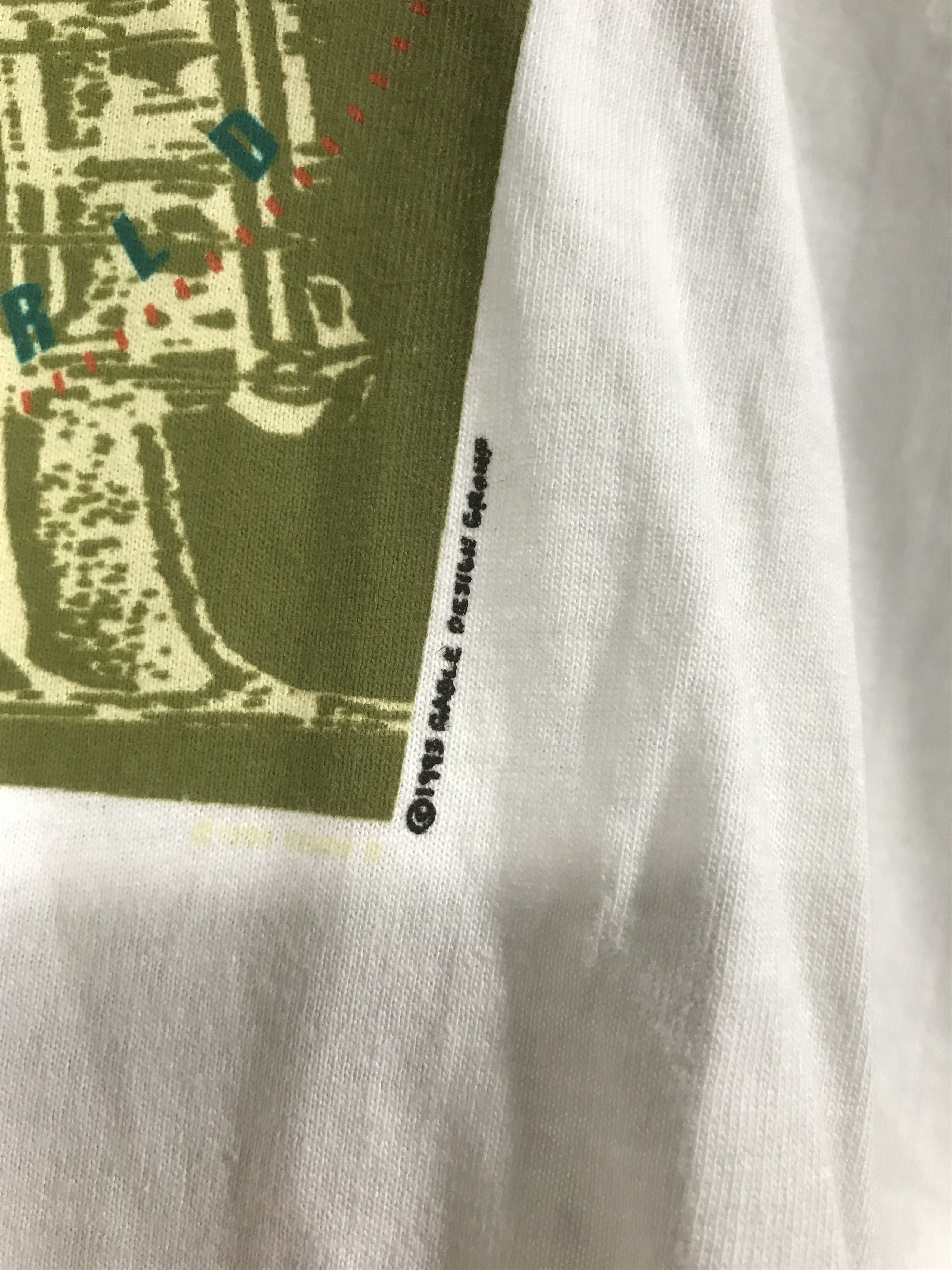 Band Tees Vintage 1993 Signed Kenny G tour tee white Size US L / EU 52-54 / 3 - 4 Thumbnail