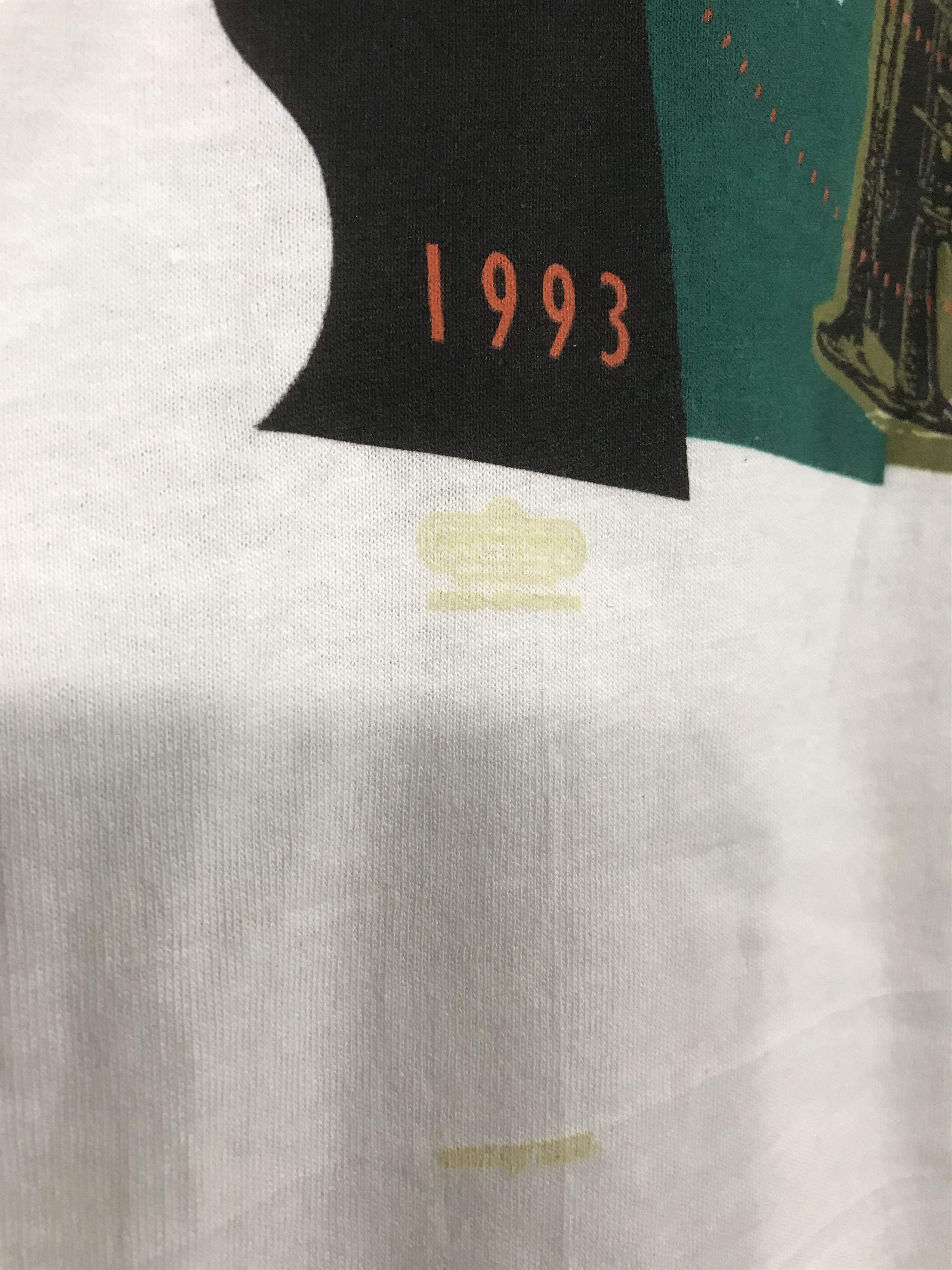 Band Tees Vintage 1993 Signed Kenny G tour tee white Size US L / EU 52-54 / 3 - 3 Thumbnail