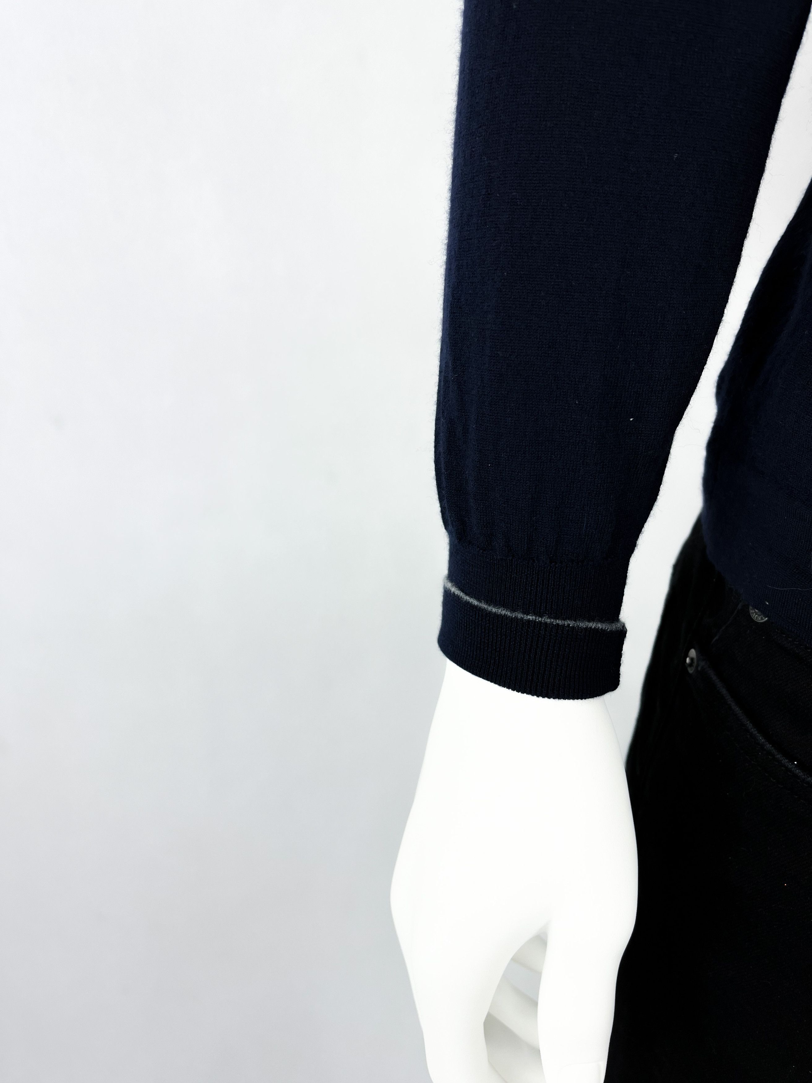 Brunello Cucinelli Brunello cucinelli navy cashmere sweater jumper Size US M / EU 48-50 / 2 - 3 Thumbnail