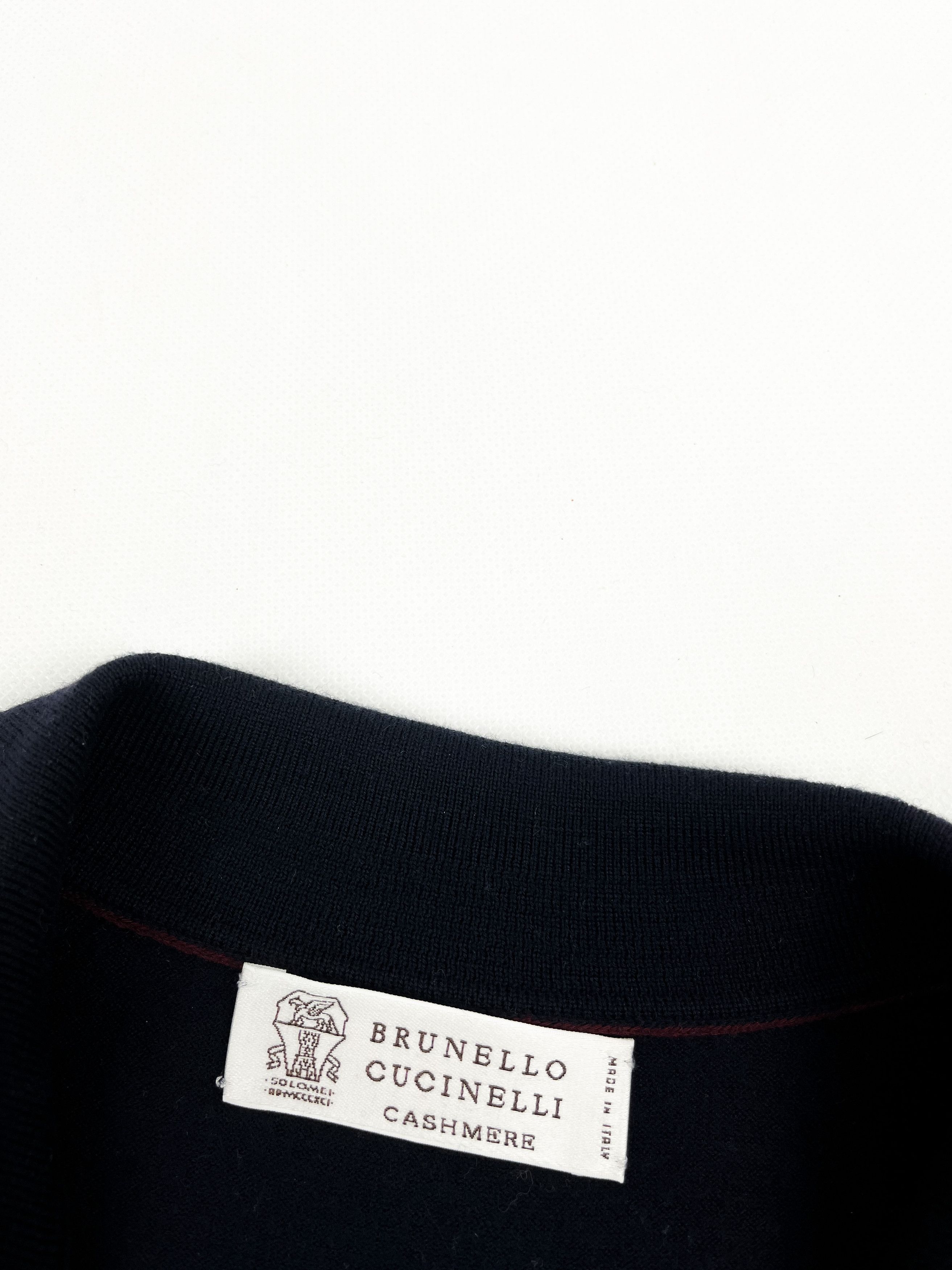 Brunello Cucinelli Brunello cucinelli navy cashmere sweater jumper Size US M / EU 48-50 / 2 - 7 Thumbnail