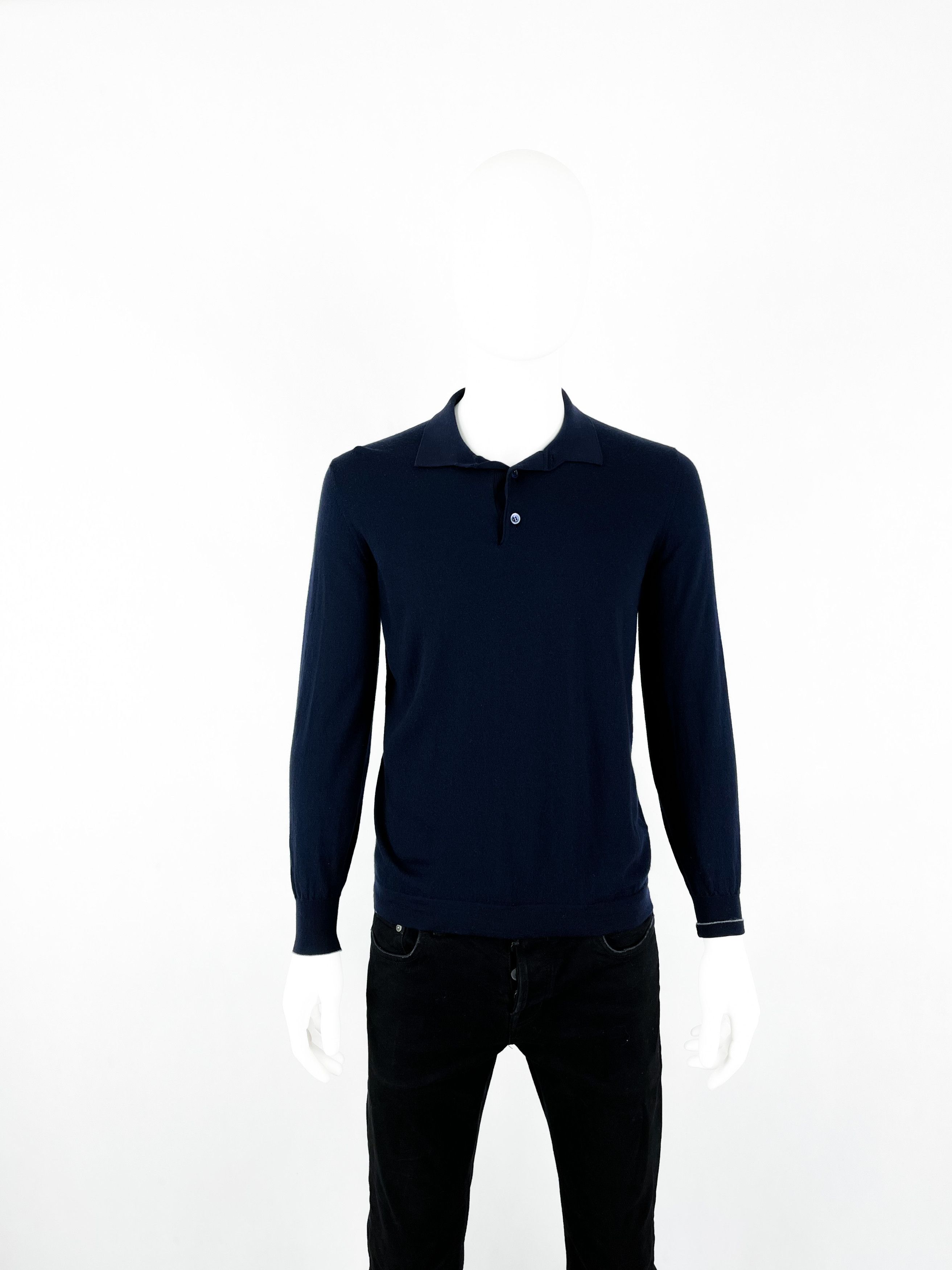 Brunello Cucinelli Brunello cucinelli navy cashmere sweater jumper Size US M / EU 48-50 / 2 - 4 Thumbnail