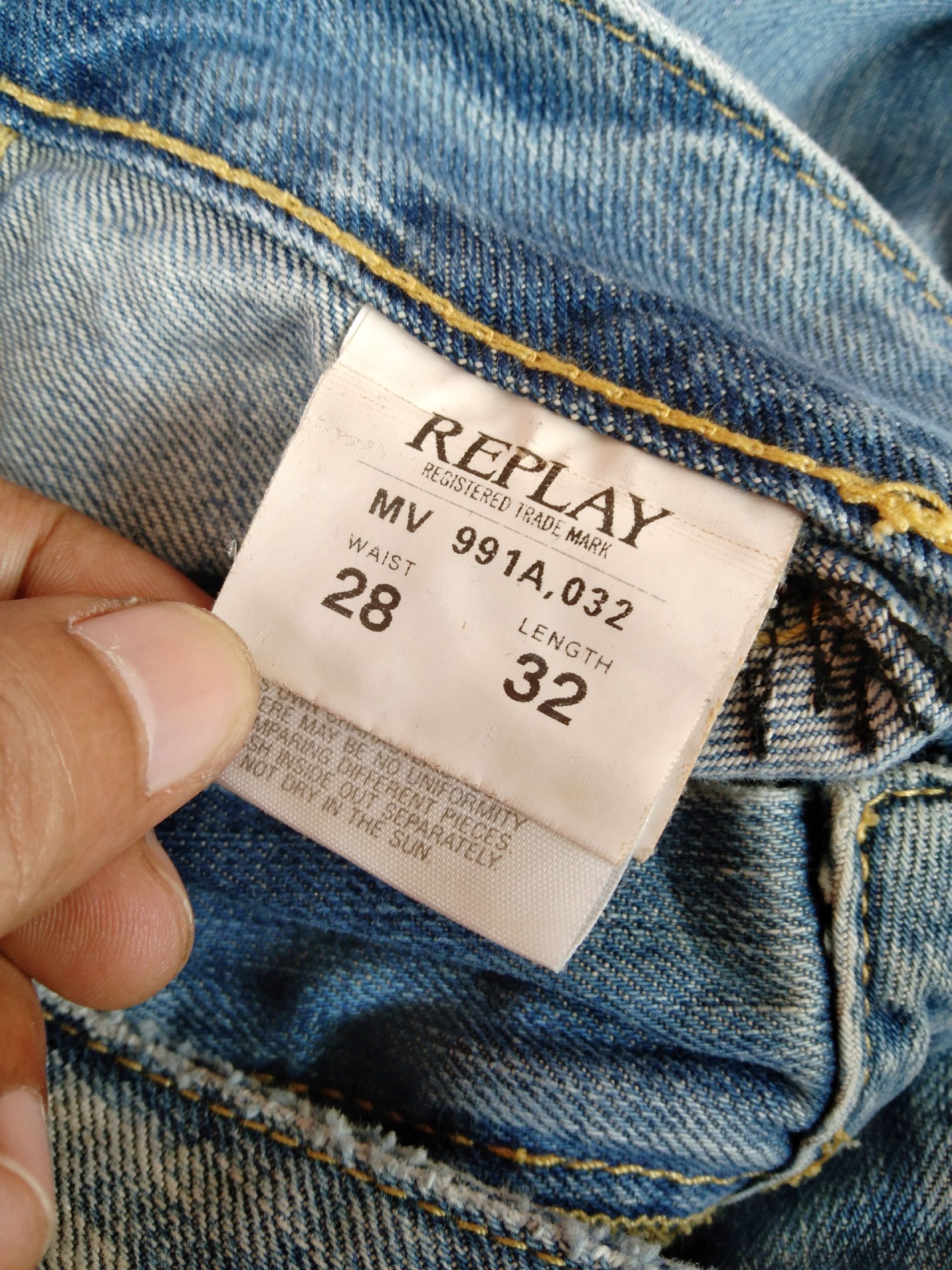 Replay Vintage Flared Replay Boot Cut Jeans 28x31 Size US 28 / EU 44 - 9 Thumbnail