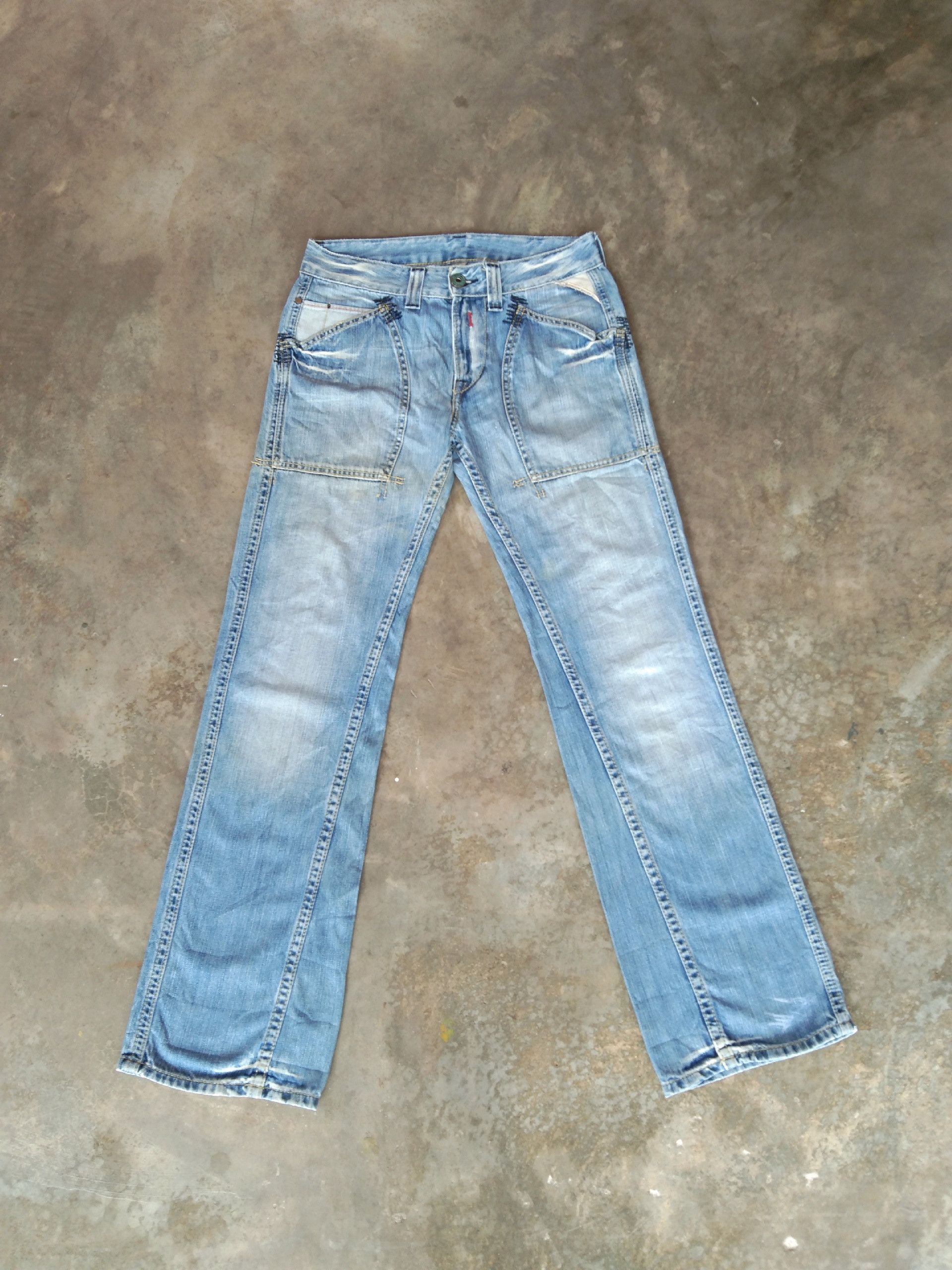 image of Vintage Flared Jeans Replay Bootcut 28X31 in Blue, Men's