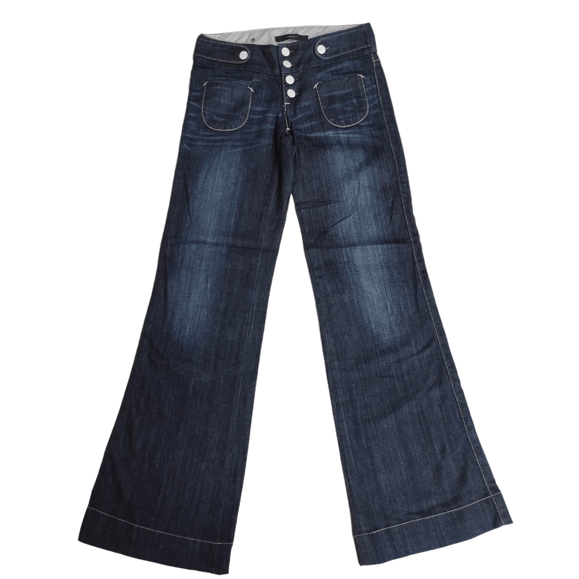 Hysteric Glamour Flare Jeans STOOGE low rise Bootcut Denim Size 26" / US 2 / IT 38 - 2 Thumbnail