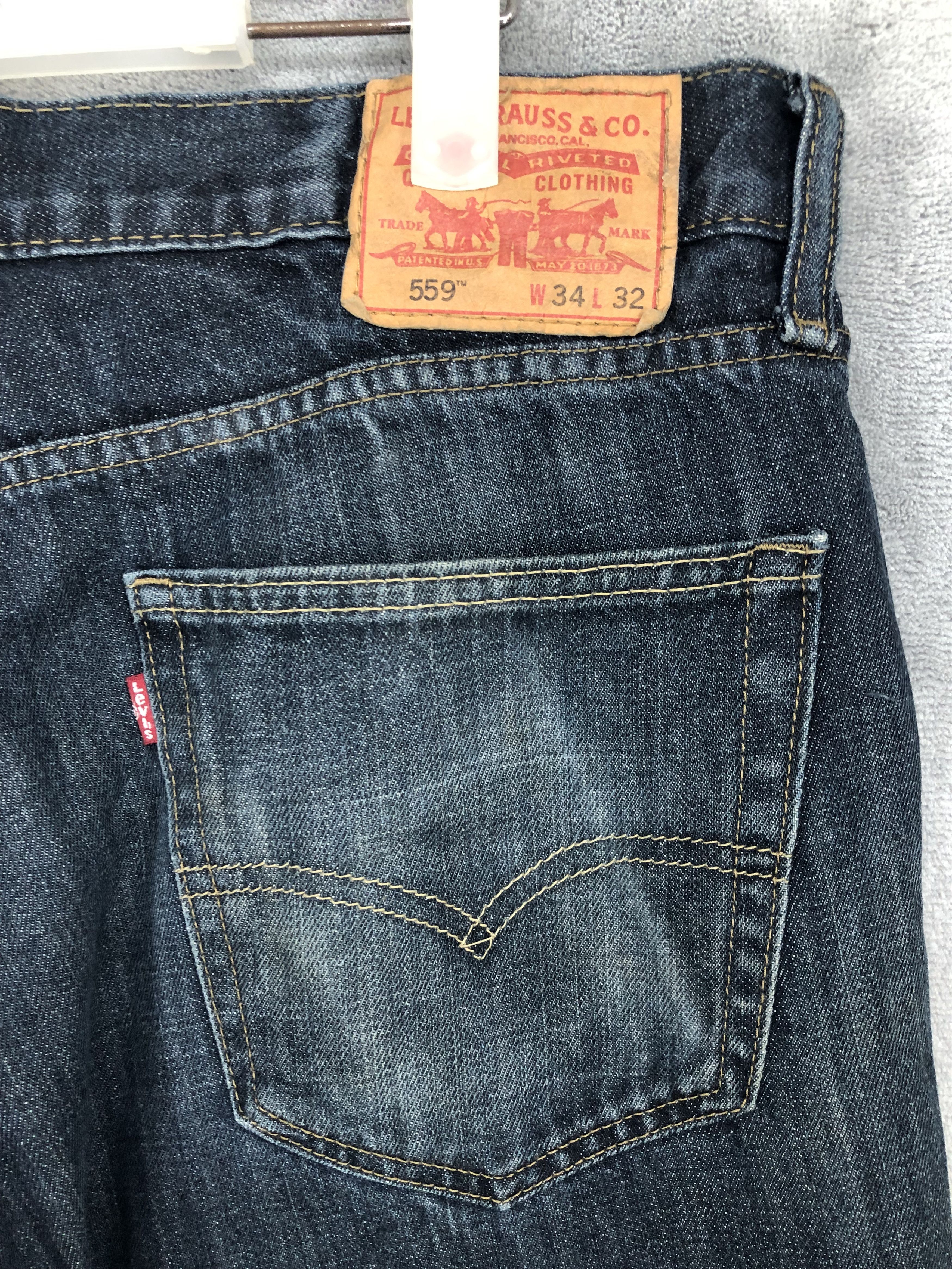 Levi's × Vintage Vintage Levis 559 Denim Jeans Size US 36 / EU 52 - 5 Thumbnail