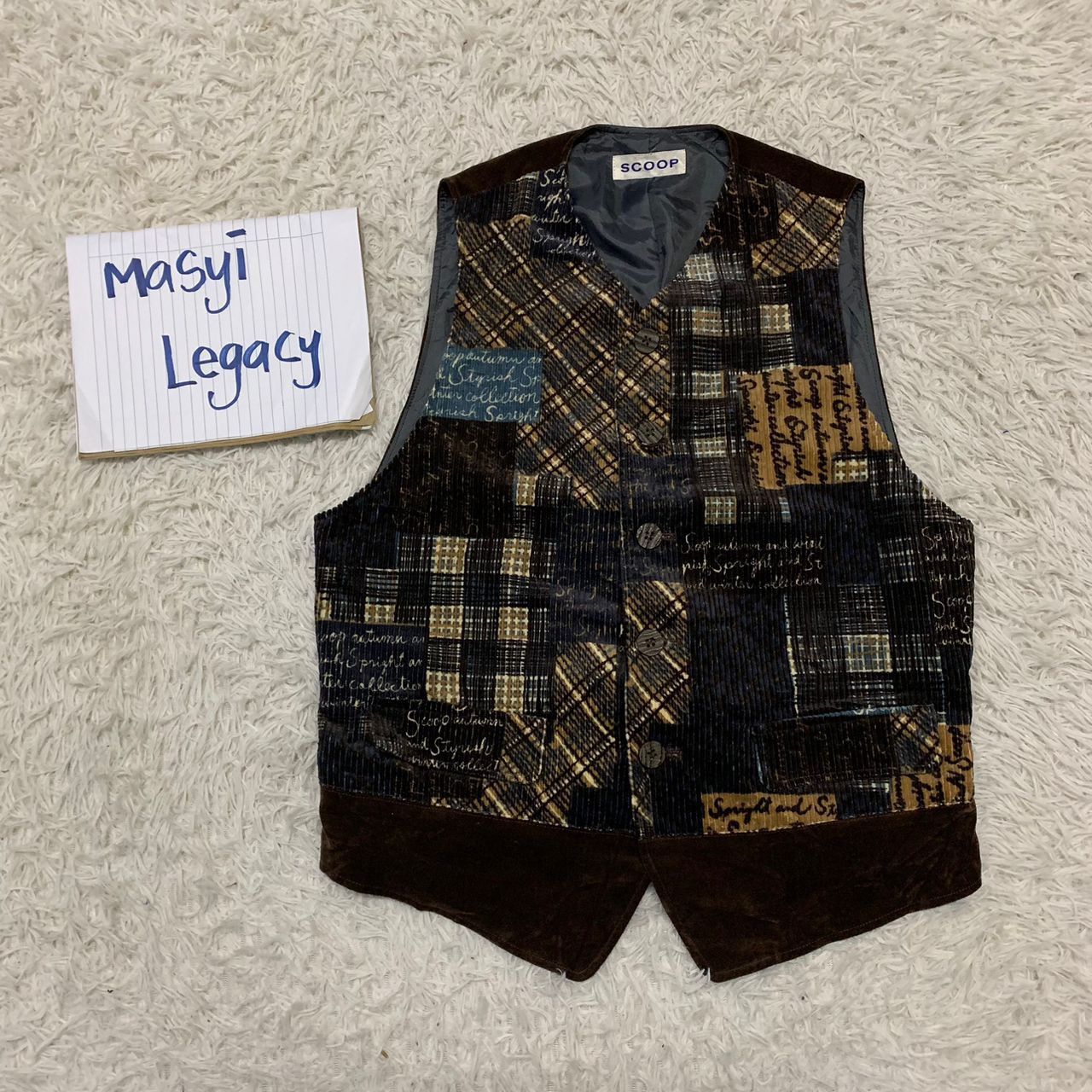Japanese Brand Scoop vest made in Japan Size US S / EU 44-46 / 1 - 1 Thumbnail