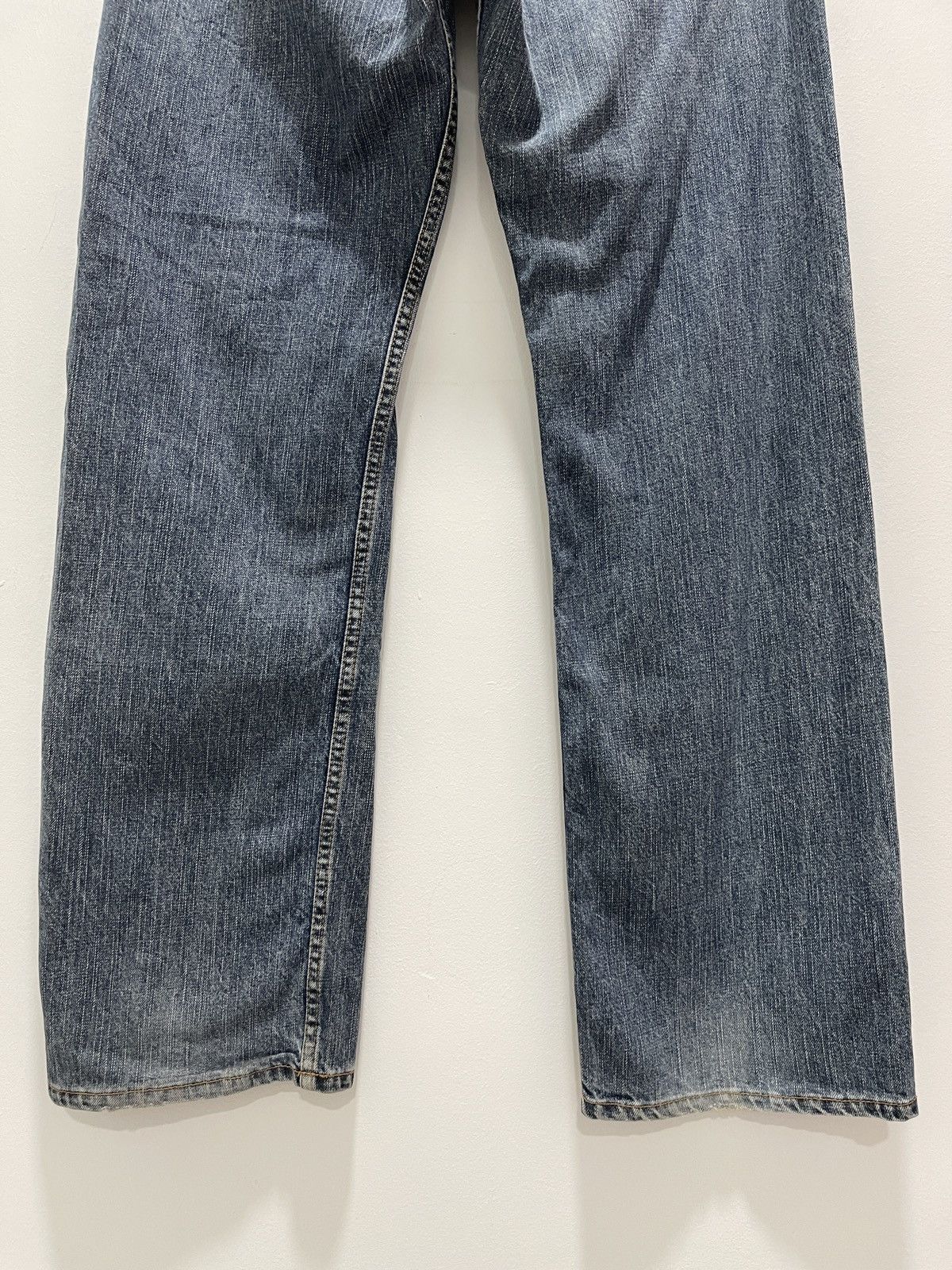Japanese Brand JAPANESE KOI FISH EMBROIDERY DISTRESSED DENIM JEANS Size US 30 / EU 46 - 11 Thumbnail
