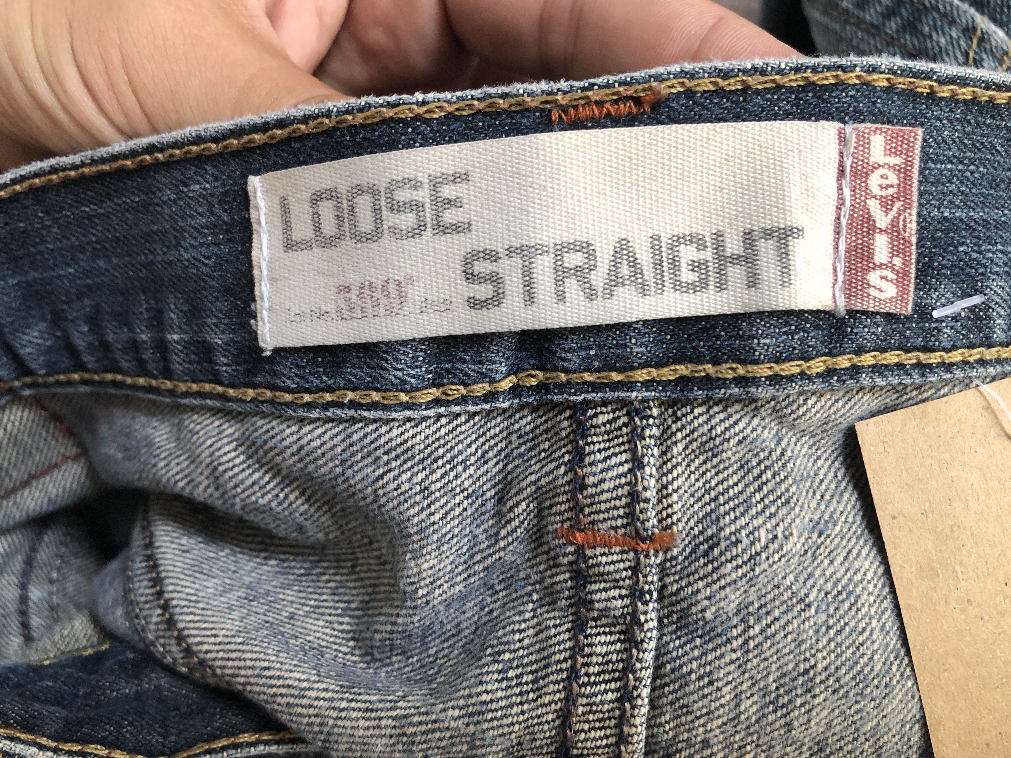 Levi's × Vintage Vintage Levis 569 Loose Straight Fit Denim Jeans L408 Size US 36 / EU 52 - 12 Thumbnail