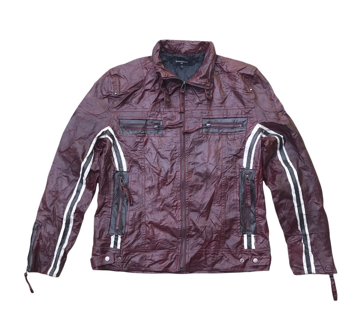In The Attic Vintage In The Attic Homme Cafe Racer Leather Jacket Size US M / EU 48-50 / 2 - 1 Thumbnail