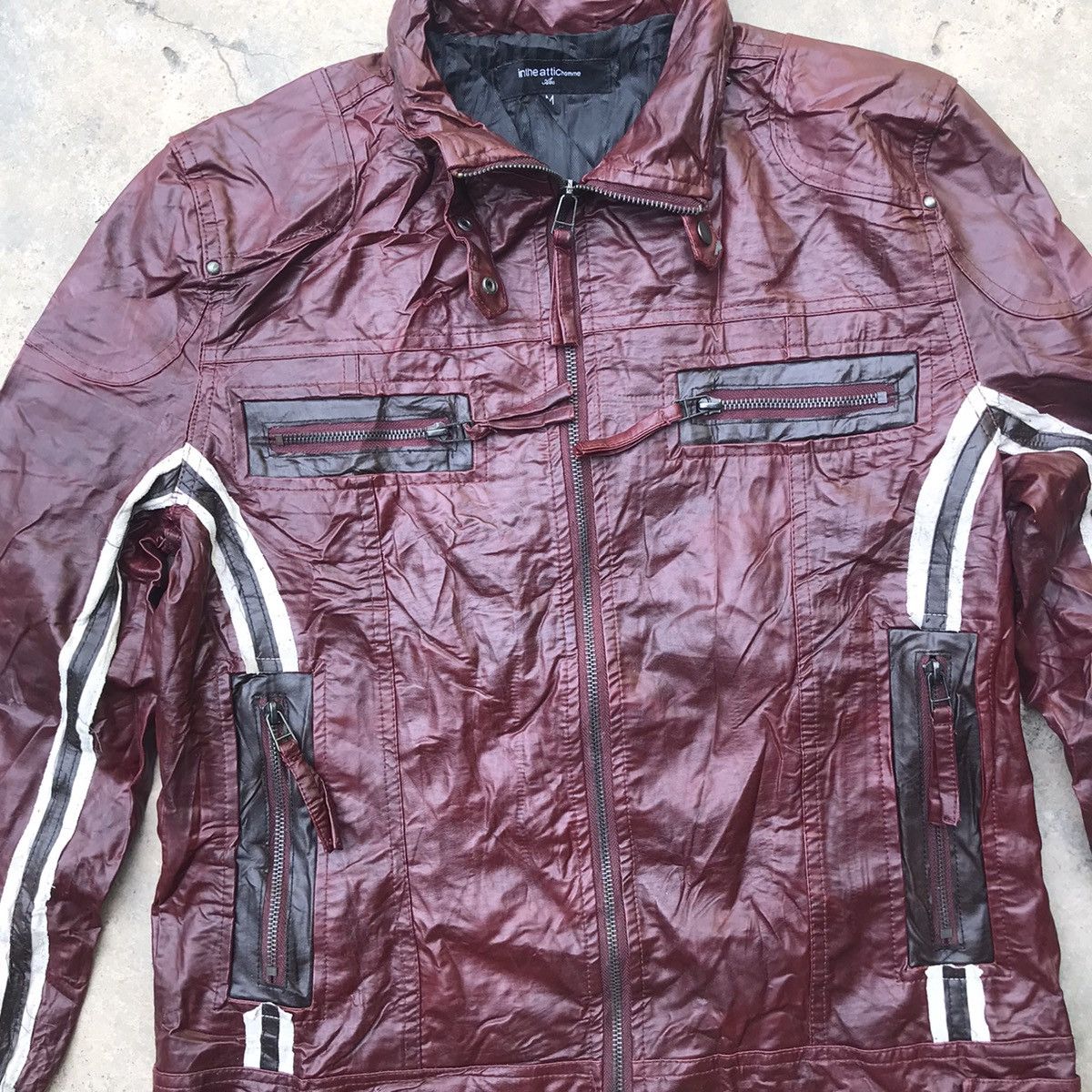 In The Attic Vintage In The Attic Homme Cafe Racer Leather Jacket Size US M / EU 48-50 / 2 - 6 Thumbnail