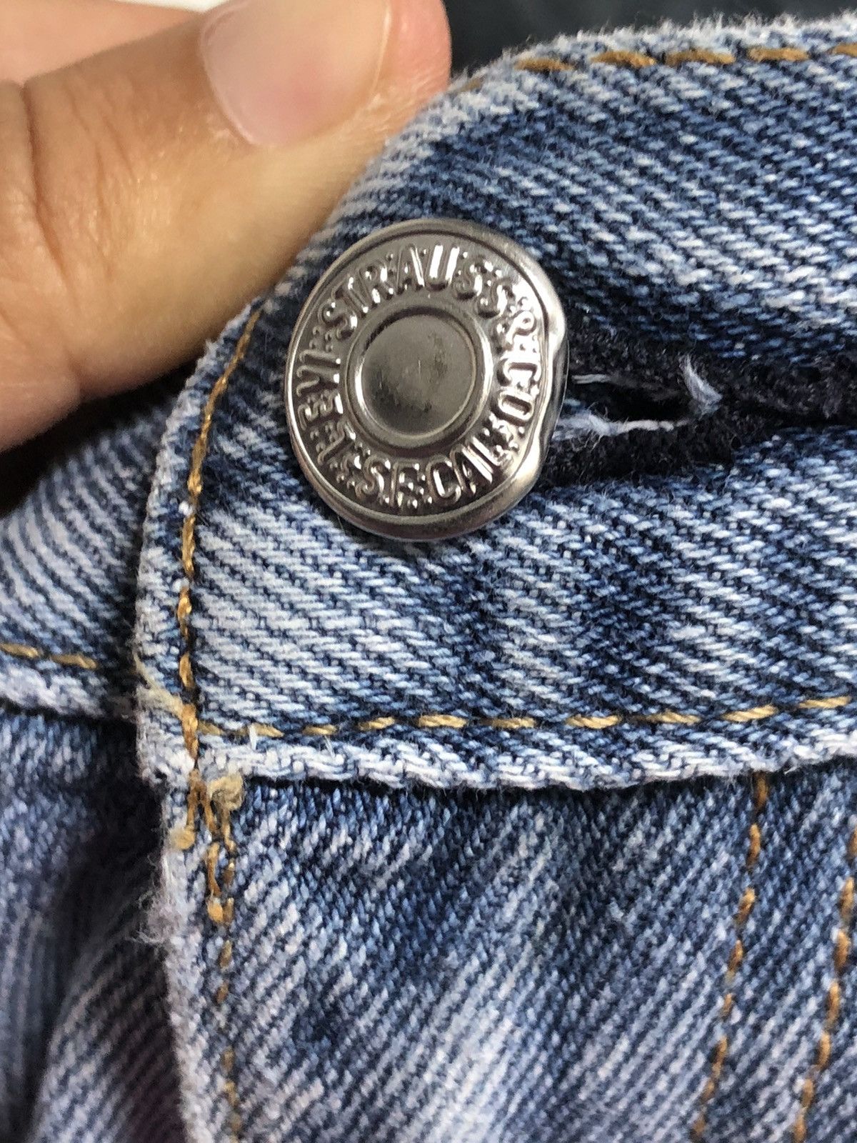 Levi's × Vintage Vintage Levis 550 Relaxed Fit Jean L56 Size US 36 / EU 52 - 6 Thumbnail