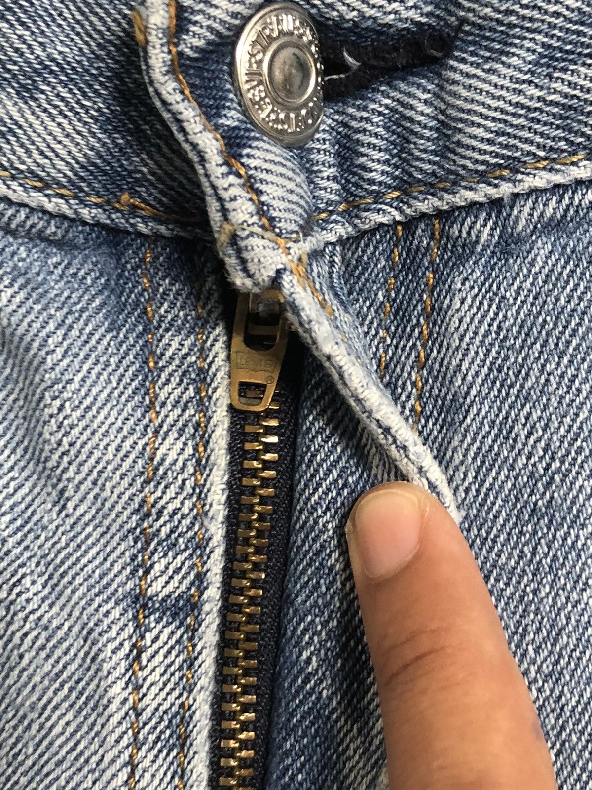 Levi's × Vintage Vintage Levis 550 Relaxed Fit Jean L56 Size US 36 / EU 52 - 5 Thumbnail