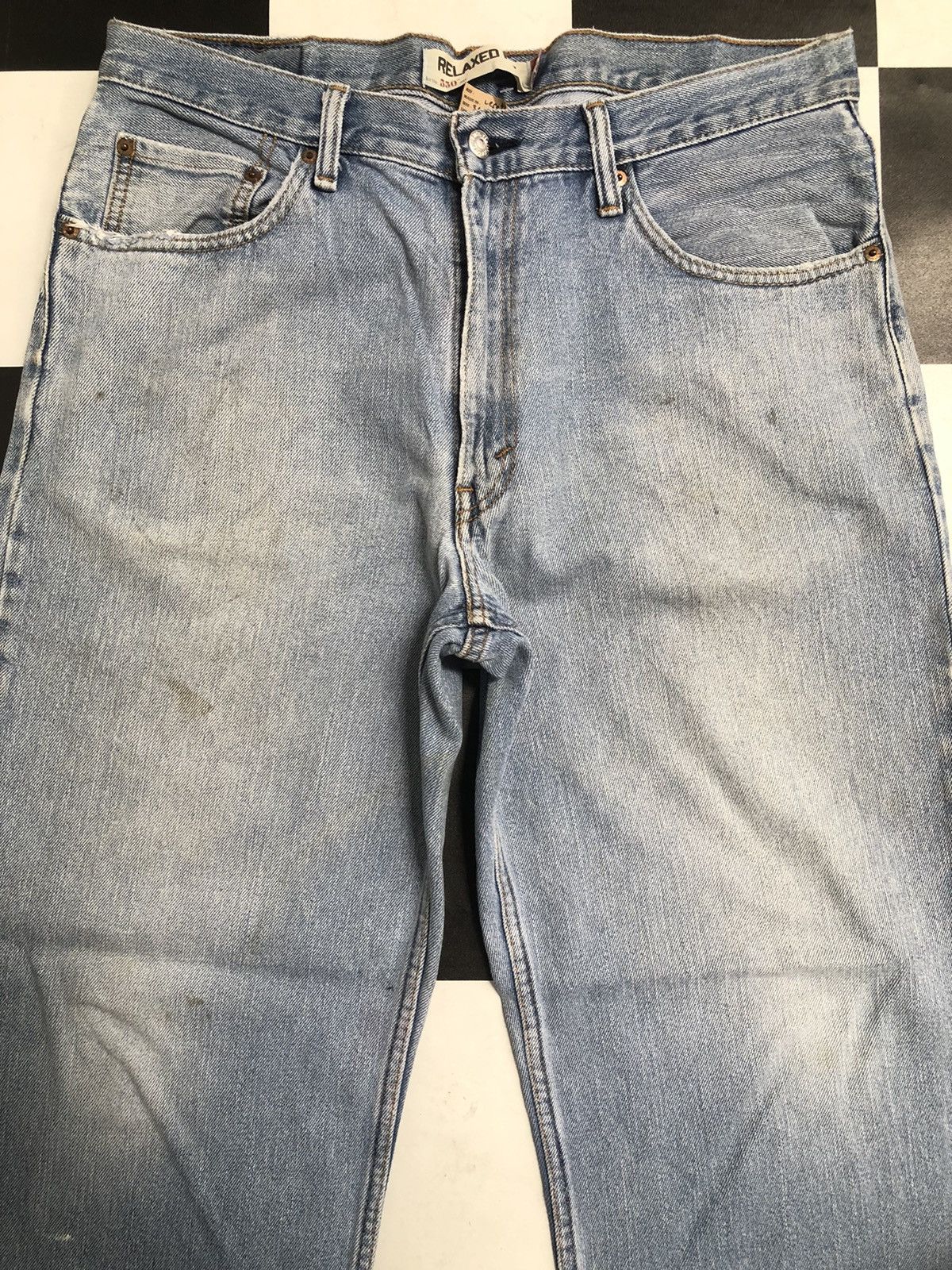 Levi's × Vintage Vintage Levis 550 Relaxed Fit Jean L56 Size US 36 / EU 52 - 3 Thumbnail