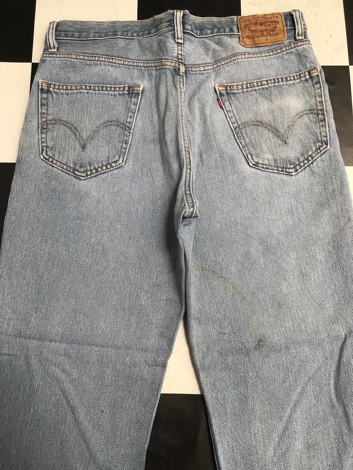 Levi's × Vintage Vintage Levis 550 Relaxed Fit Jean L56 Size US 36 / EU 52 - 8 Thumbnail