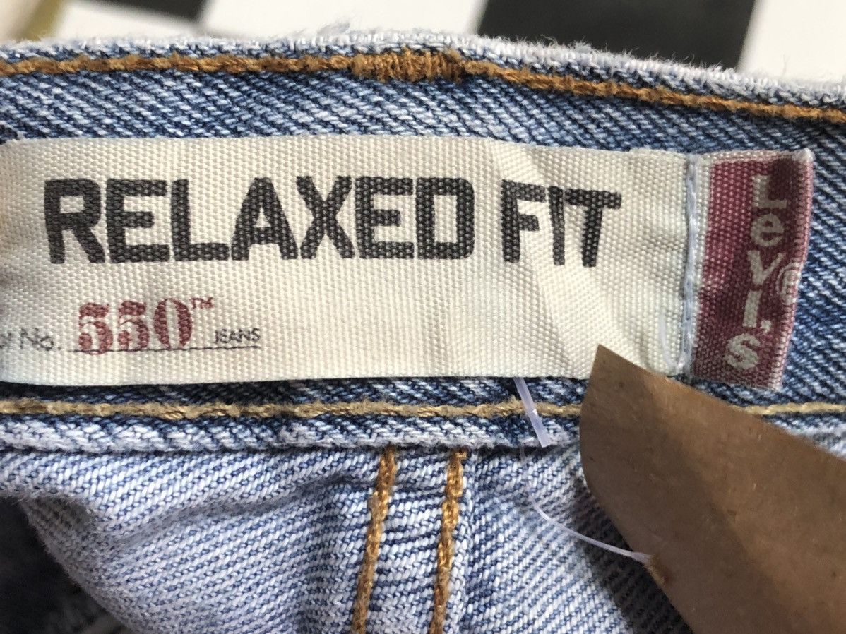 Levi's × Vintage Vintage Levis 550 Relaxed Fit Jean L56 Size US 36 / EU 52 - 18 Thumbnail