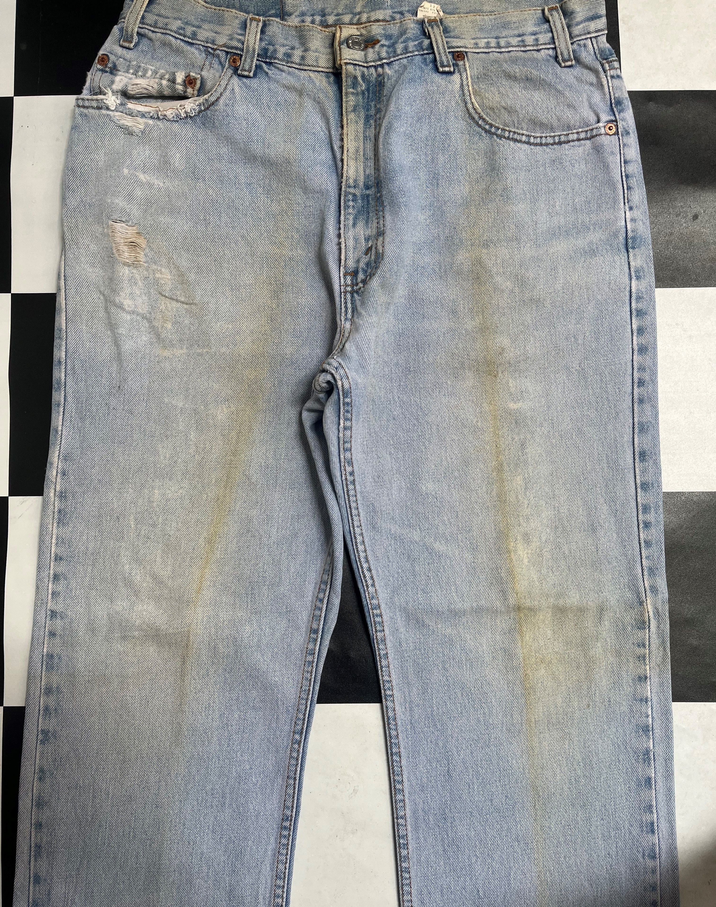 Levi's × Vintage Vintage 90's Levis 505 Jean L24 Size US 36 / EU 52 - 3 Thumbnail