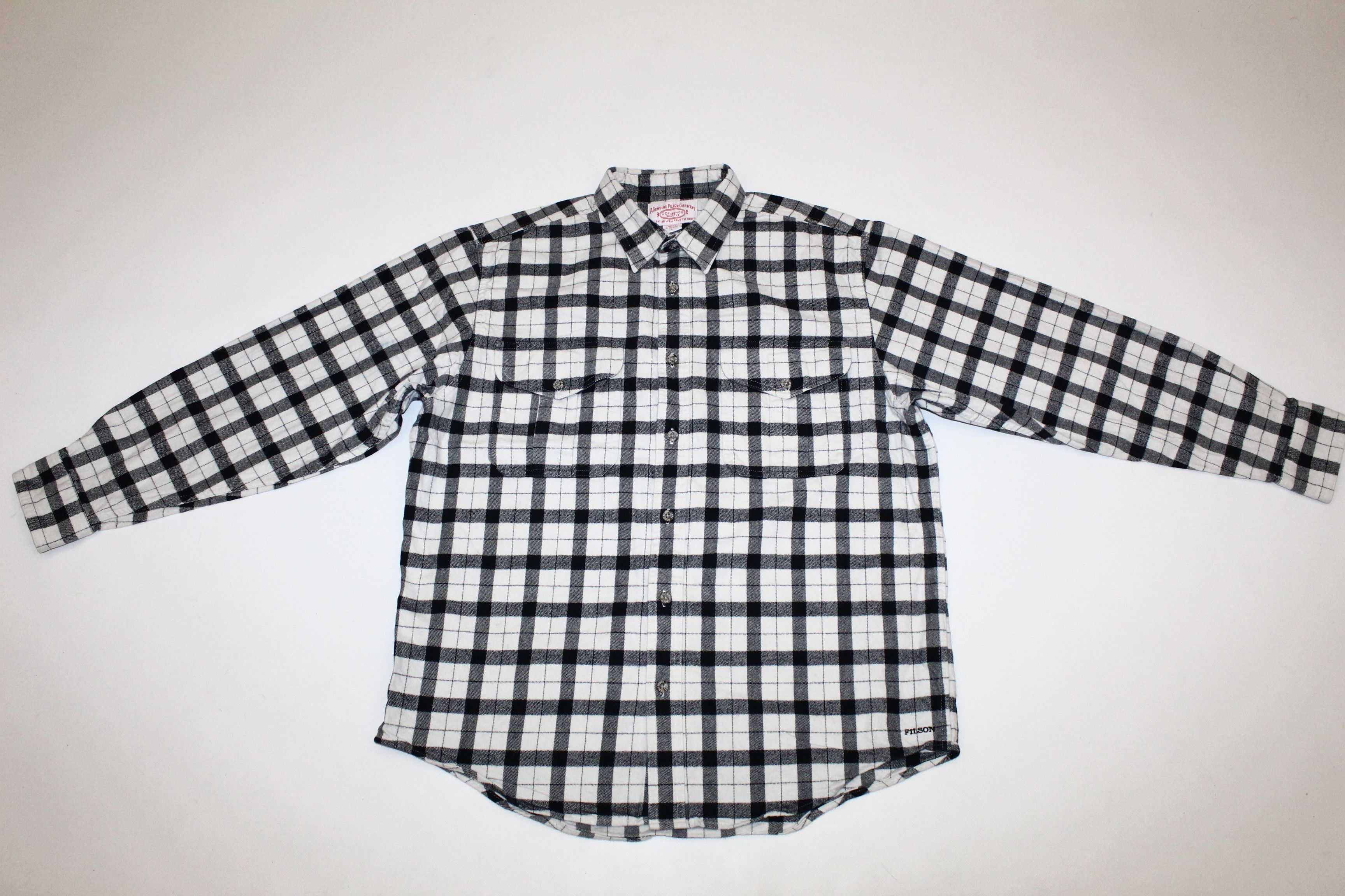 Filson 🔥 VTG 🔥 Filson Garment Lumberjack Rugged Flannel Shirt Size US L / EU 52-54 / 3 - 2 Thumbnail