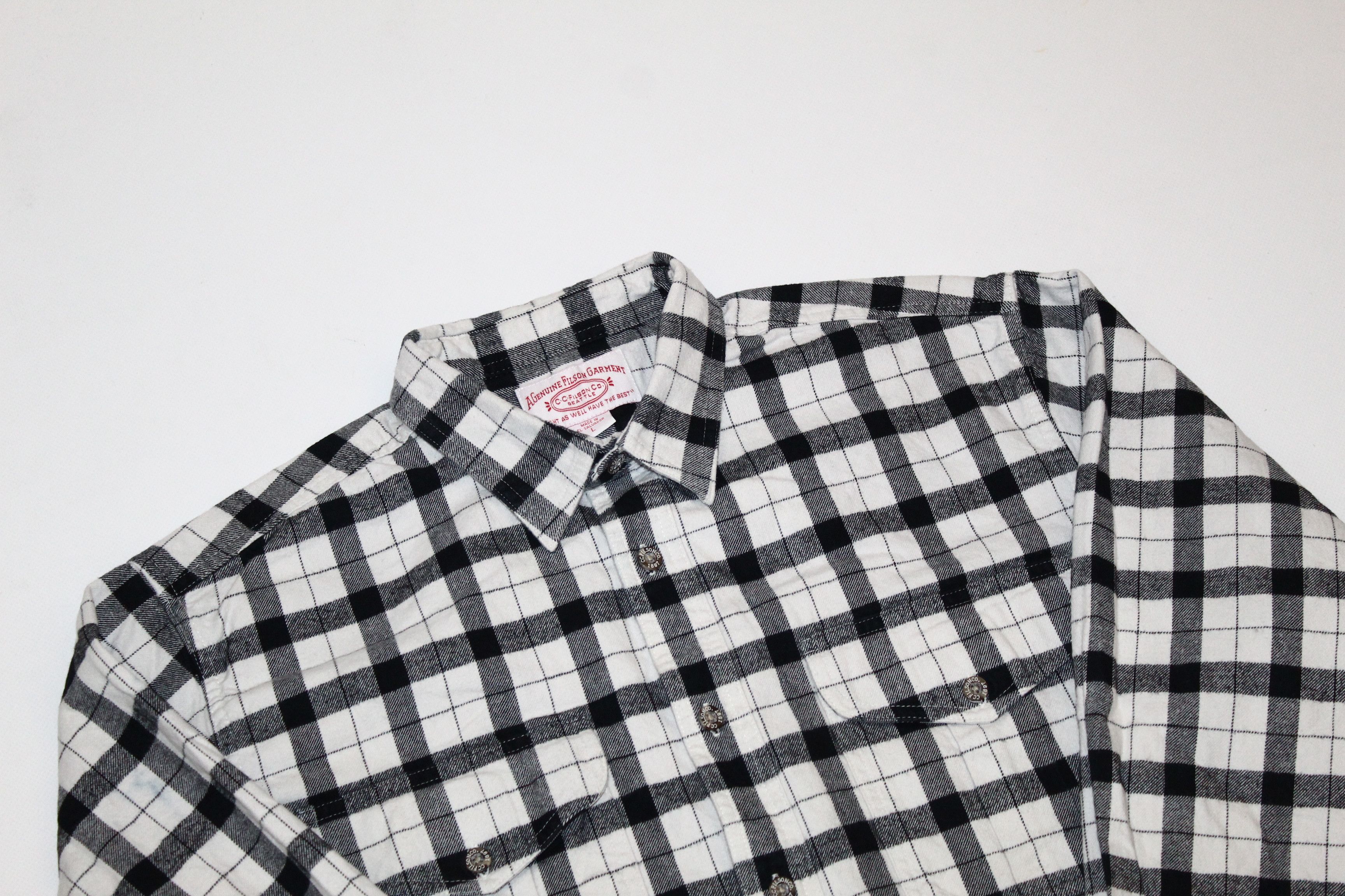 Filson 🔥 VTG 🔥 Filson Garment Lumberjack Rugged Flannel Shirt Size US L / EU 52-54 / 3 - 3 Thumbnail