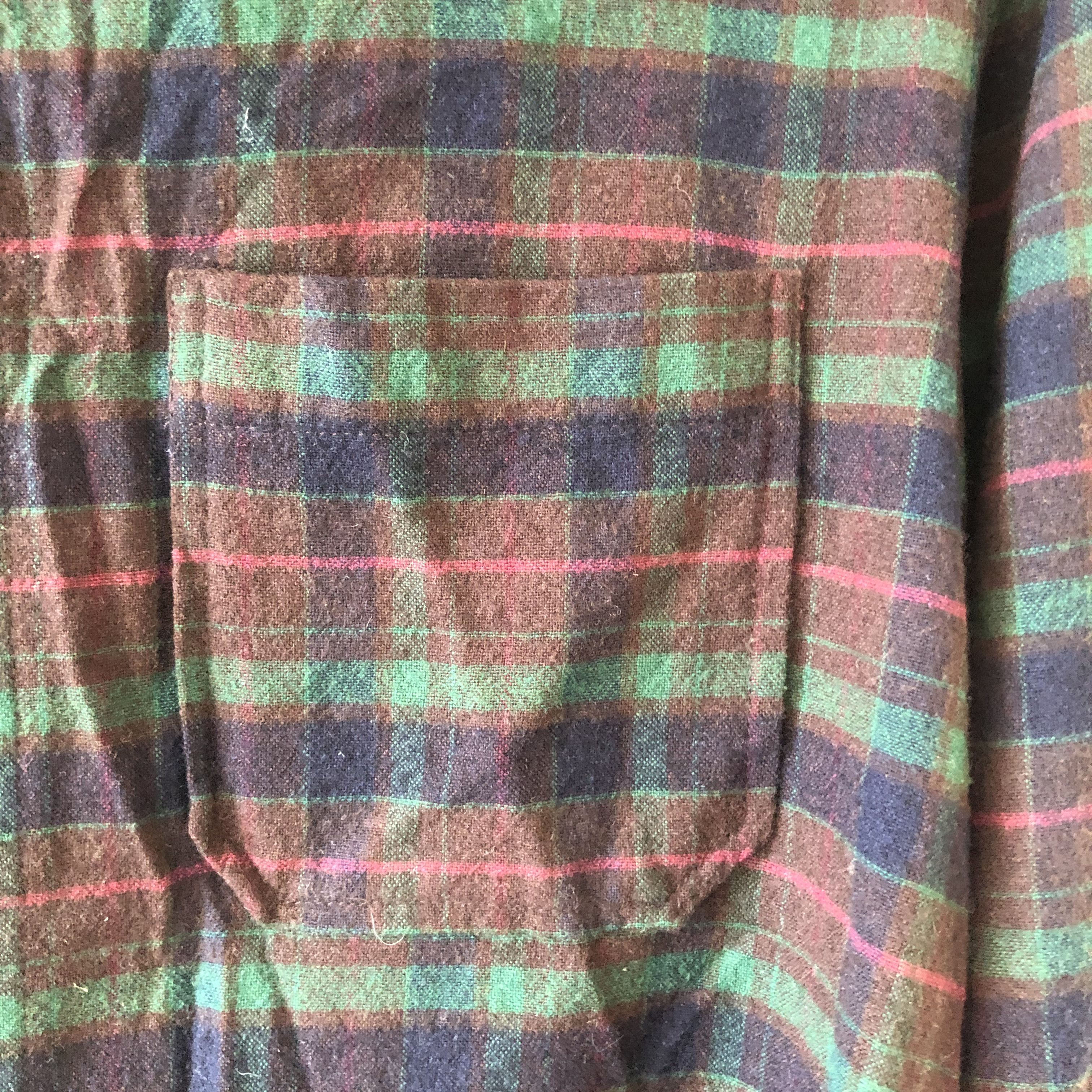 A.P.C. A.P.C Check Flannel Shirt Size US L / EU 52-54 / 3 - 3 Thumbnail