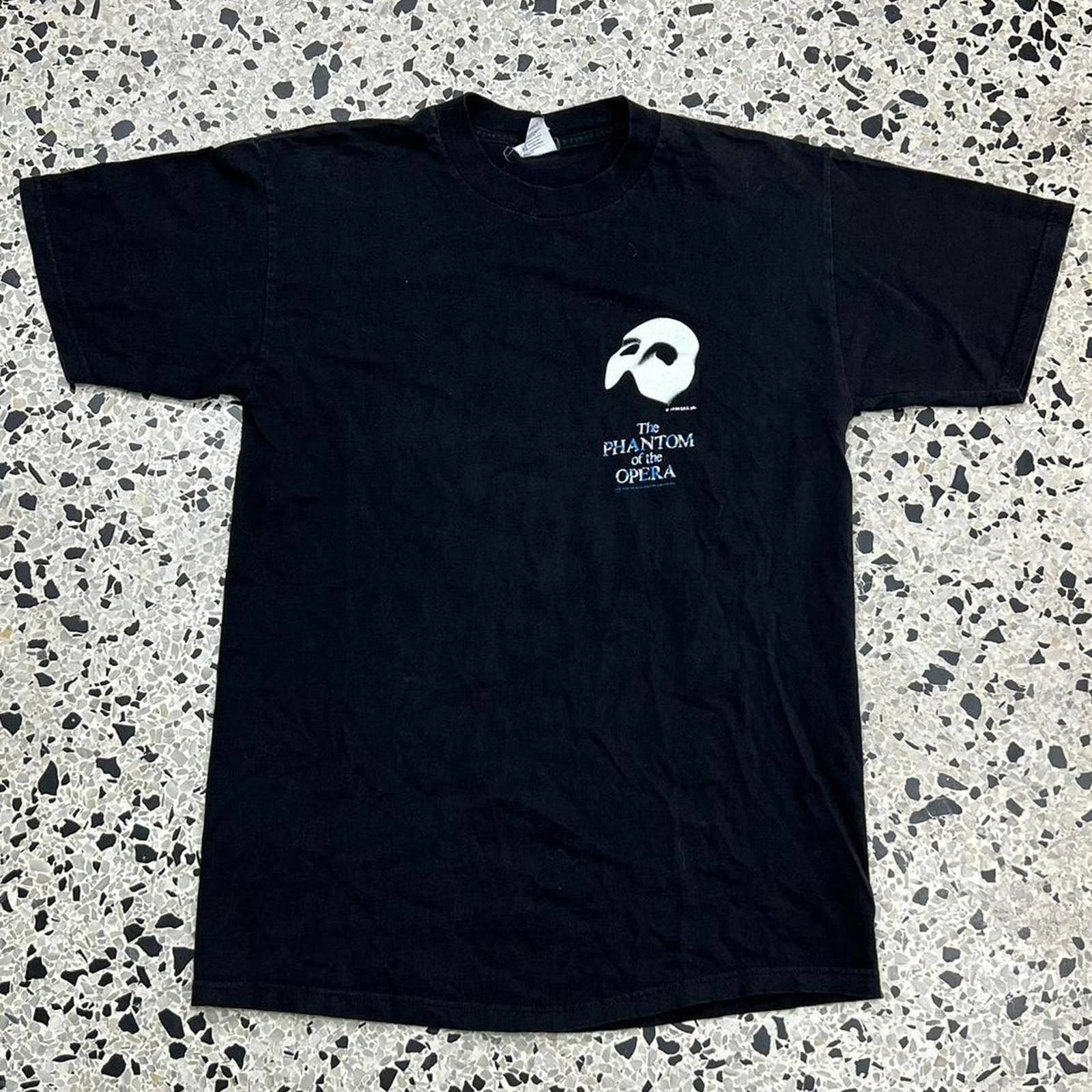 Unsound Rags × Vintage VINTAGE Y2K GLOW IN THE DARK PHANTOM OF THE OPERA TEE Size US M / EU 48-50 / 2 - 2 Thumbnail