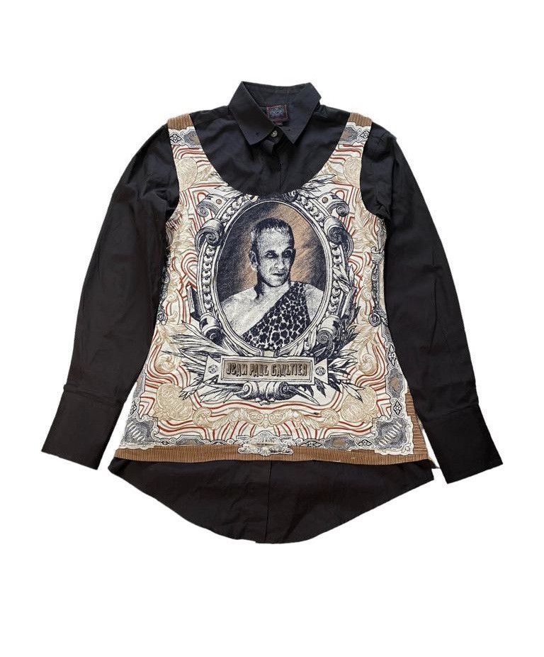 Jean Paul Gaultier Jean Paul Gaultier shirts butoon ups with sleeveless tee Size US S / EU 44-46 / 1 - 1 Thumbnail