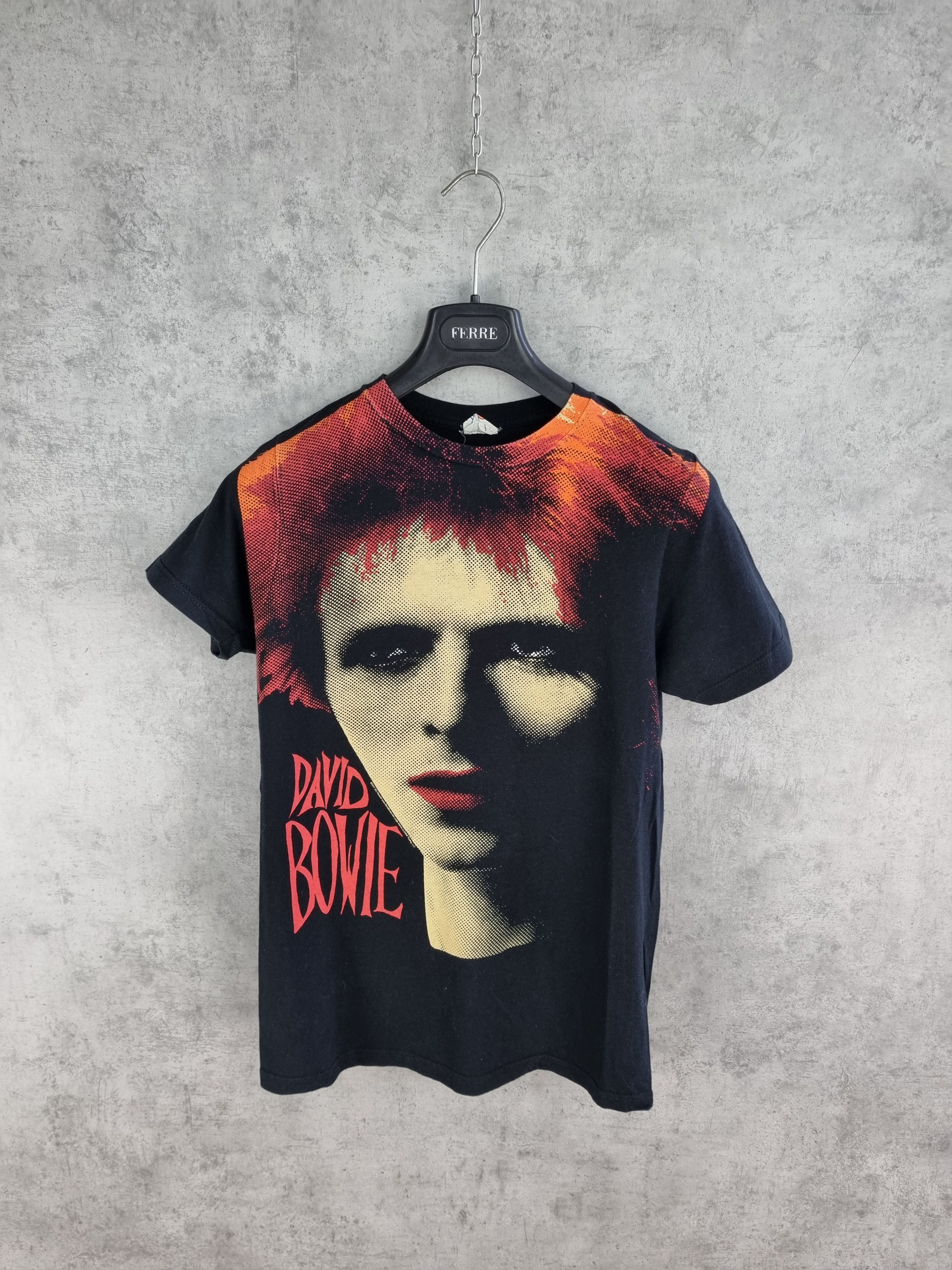Band Tees × Vintage Rare David Bowie Full Print Band Tee shirt Size US S / EU 44-46 / 1 - 6 Thumbnail