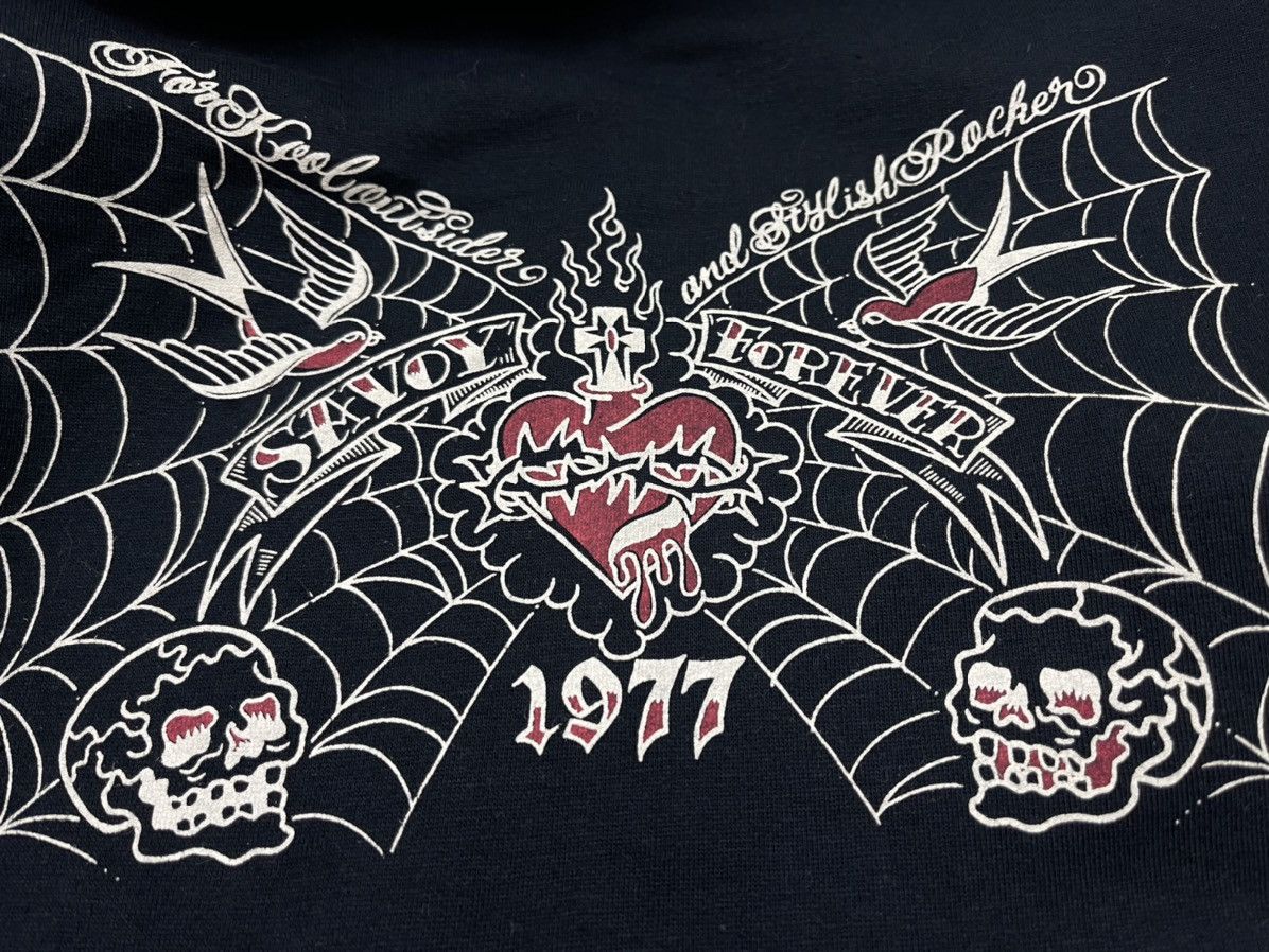Japanese Brand Vintage Savoy Spiders Skulls Skates Hoodies Size US M / EU 48-50 / 2 - 5 Thumbnail