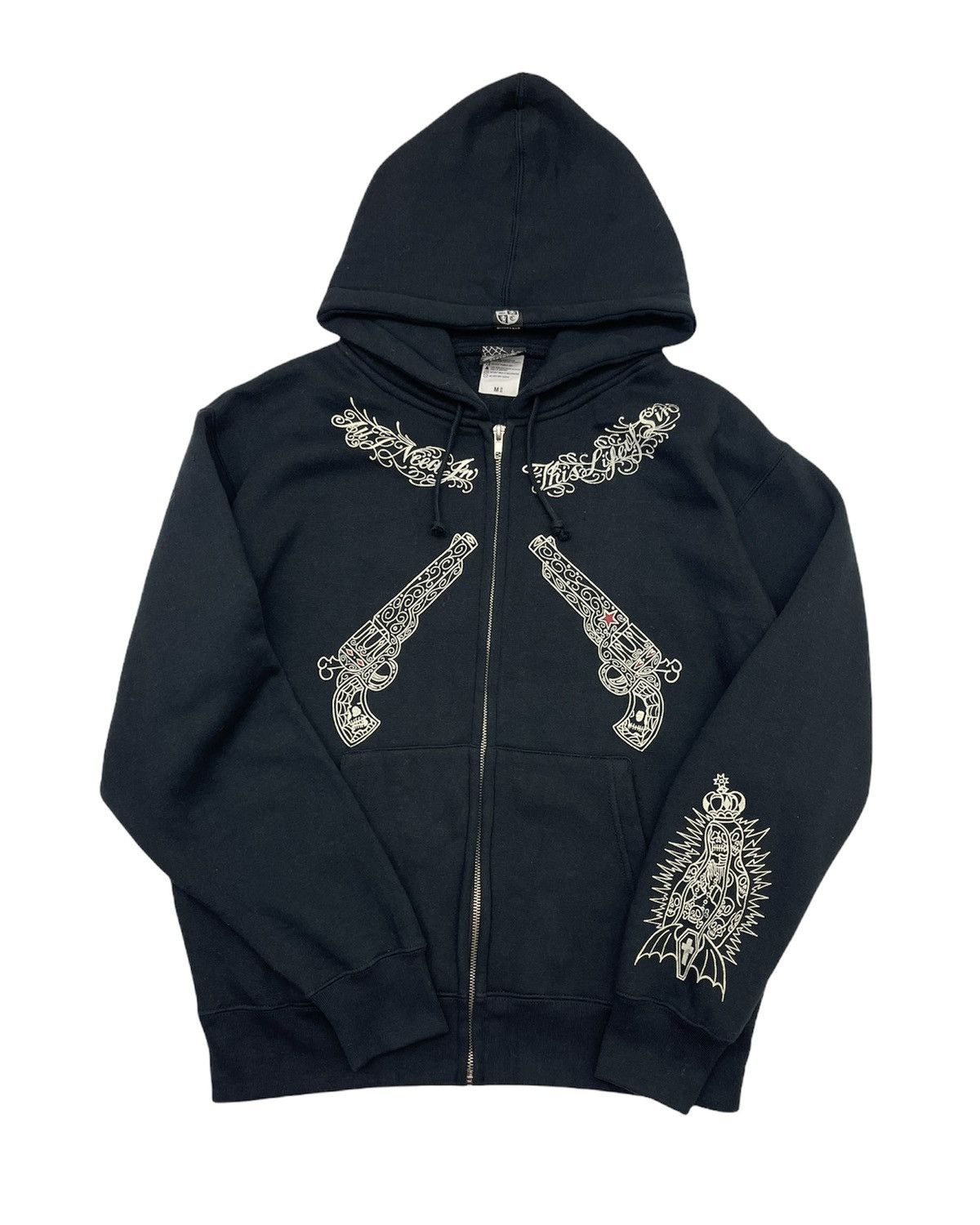 Japanese Brand Vintage Savoy Spiders Skulls Skates Hoodies Size US M / EU 48-50 / 2 - 3 Thumbnail