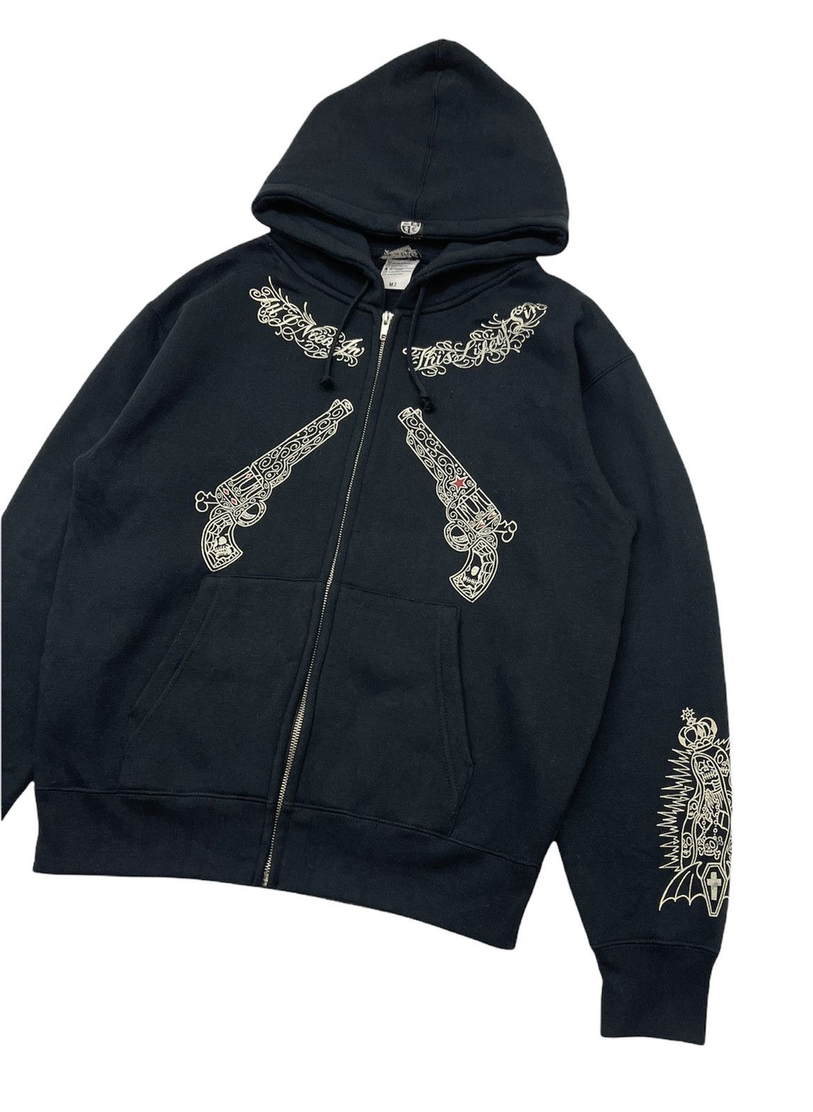 Japanese Brand Vintage Savoy Spiders Skulls Skates Hoodies Size US M / EU 48-50 / 2 - 4 Thumbnail
