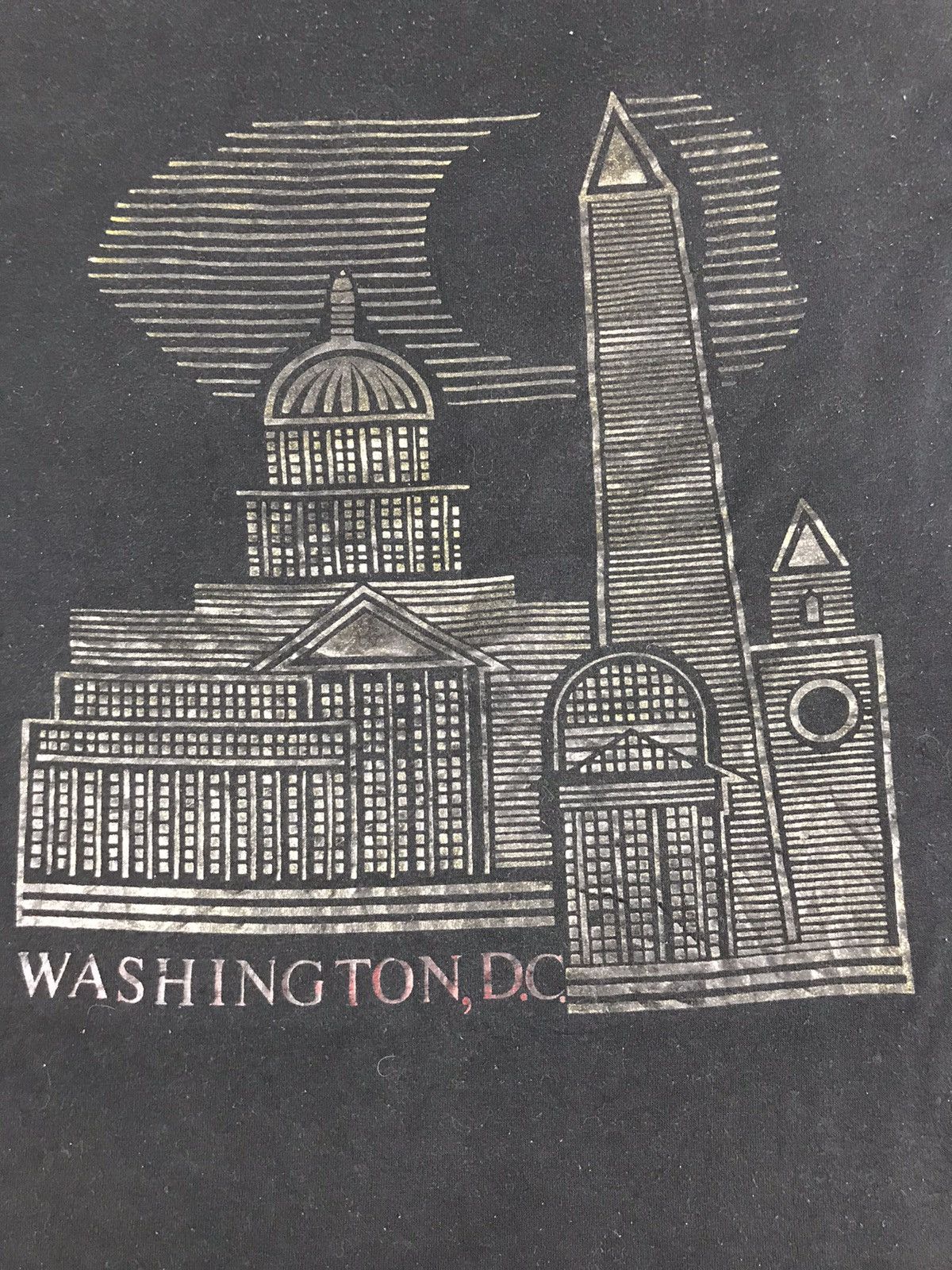 Jerzees Vintage 50/50 Tee Washington DC Usa Landmark Tourist Tee Size US L / EU 52-54 / 3 - 2 Thumbnail