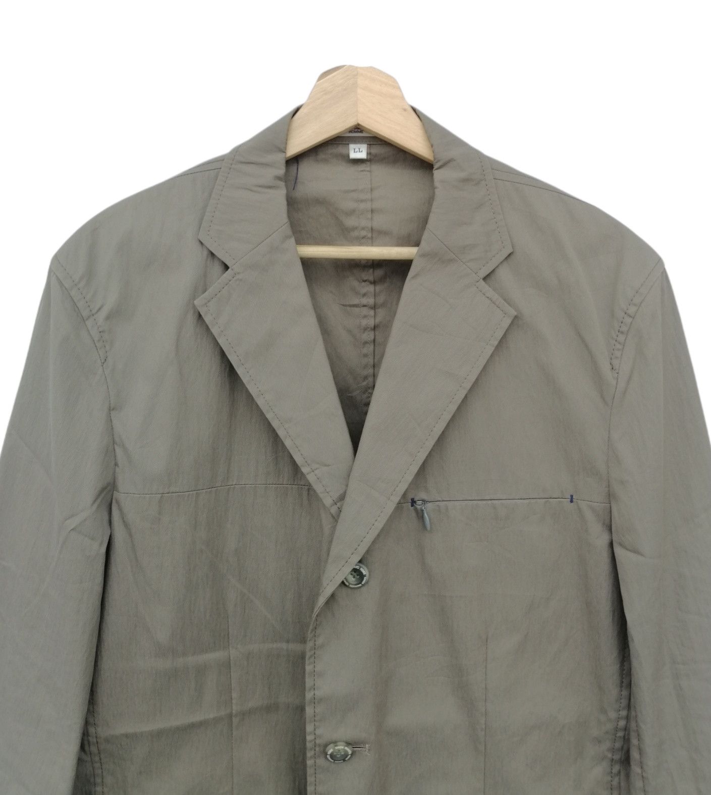 Japanese Brand Vintage Kansai Yamamoto Homme Blazer Jacket Size US M / EU 48-50 / 2 - 5 Thumbnail