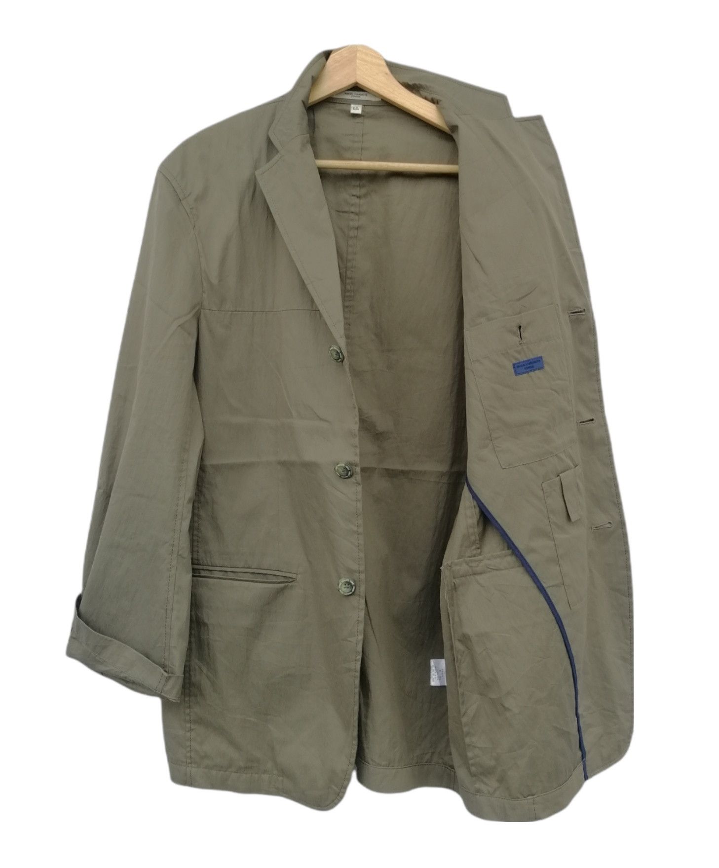 Japanese Brand Vintage Kansai Yamamoto Homme Blazer Jacket Size US M / EU 48-50 / 2 - 8 Thumbnail