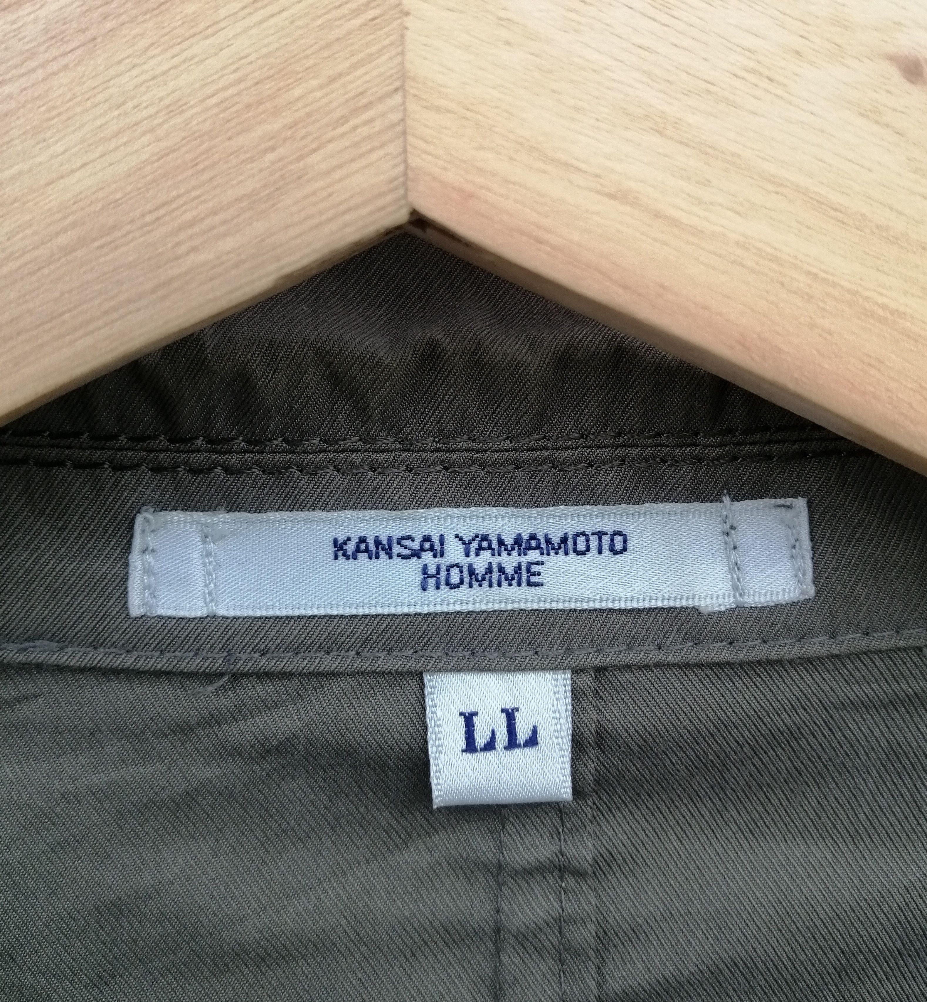 Japanese Brand Vintage Kansai Yamamoto Homme Blazer Jacket Size US M / EU 48-50 / 2 - 12 Thumbnail