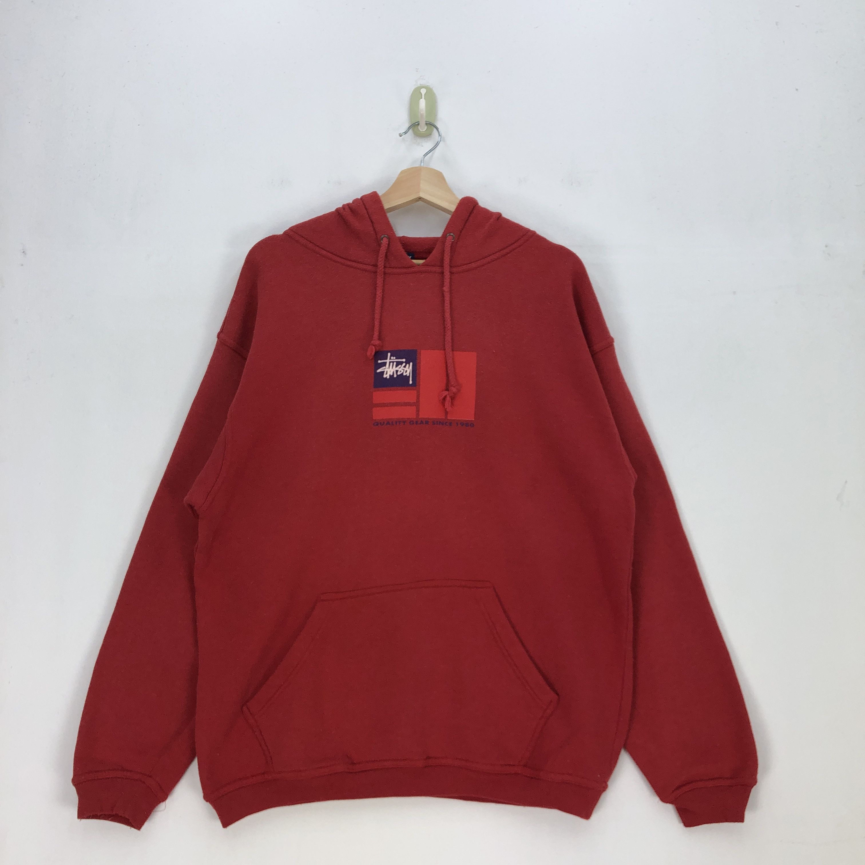 Stussy × Vintage Vintage Stussy Sweatshirt Hoodie Stussy Sweater Pullover Size US L / EU 52-54 / 3 - 2 Thumbnail