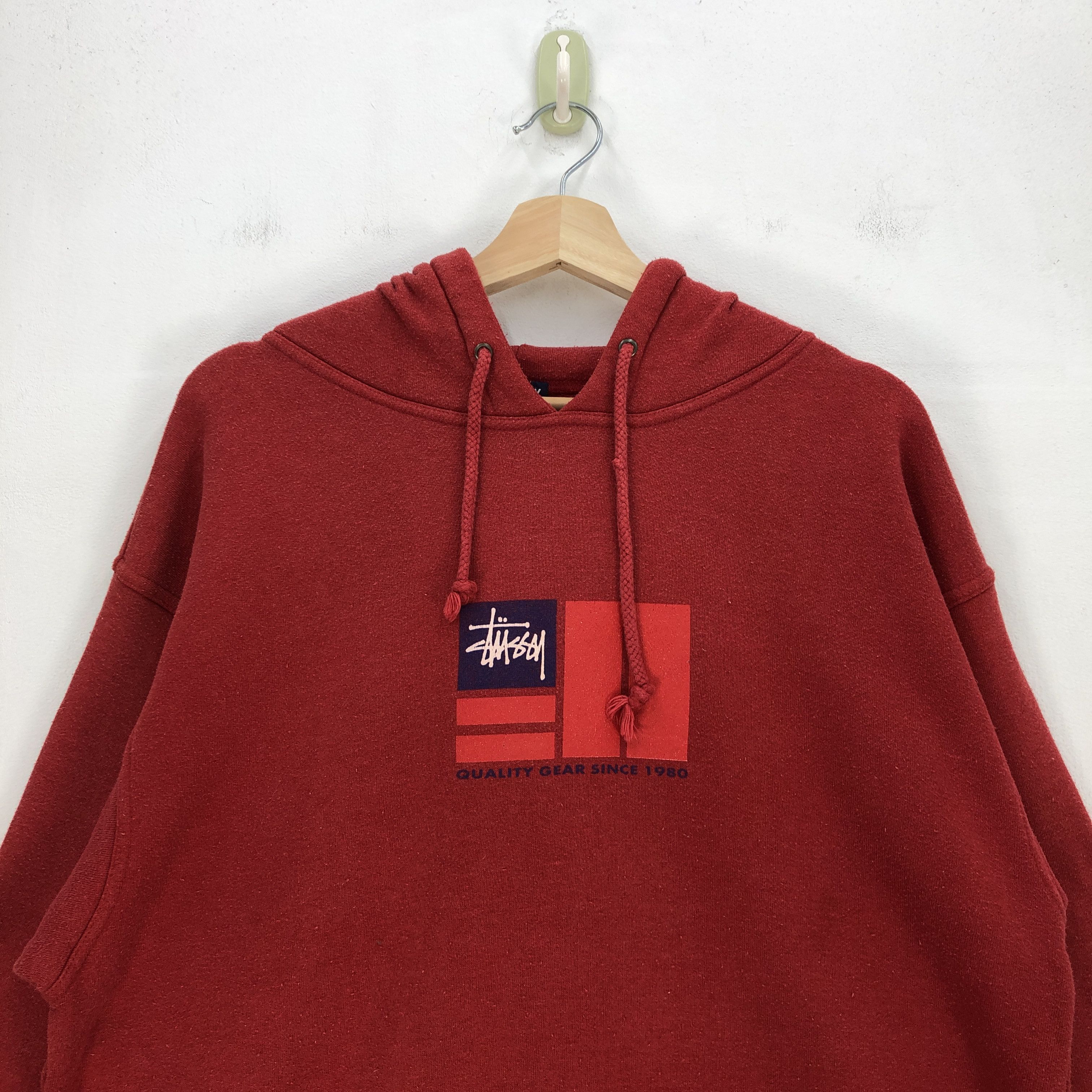 Stussy × Vintage Vintage Stussy Sweatshirt Hoodie Stussy Sweater Pullover Size US L / EU 52-54 / 3 - 4 Thumbnail