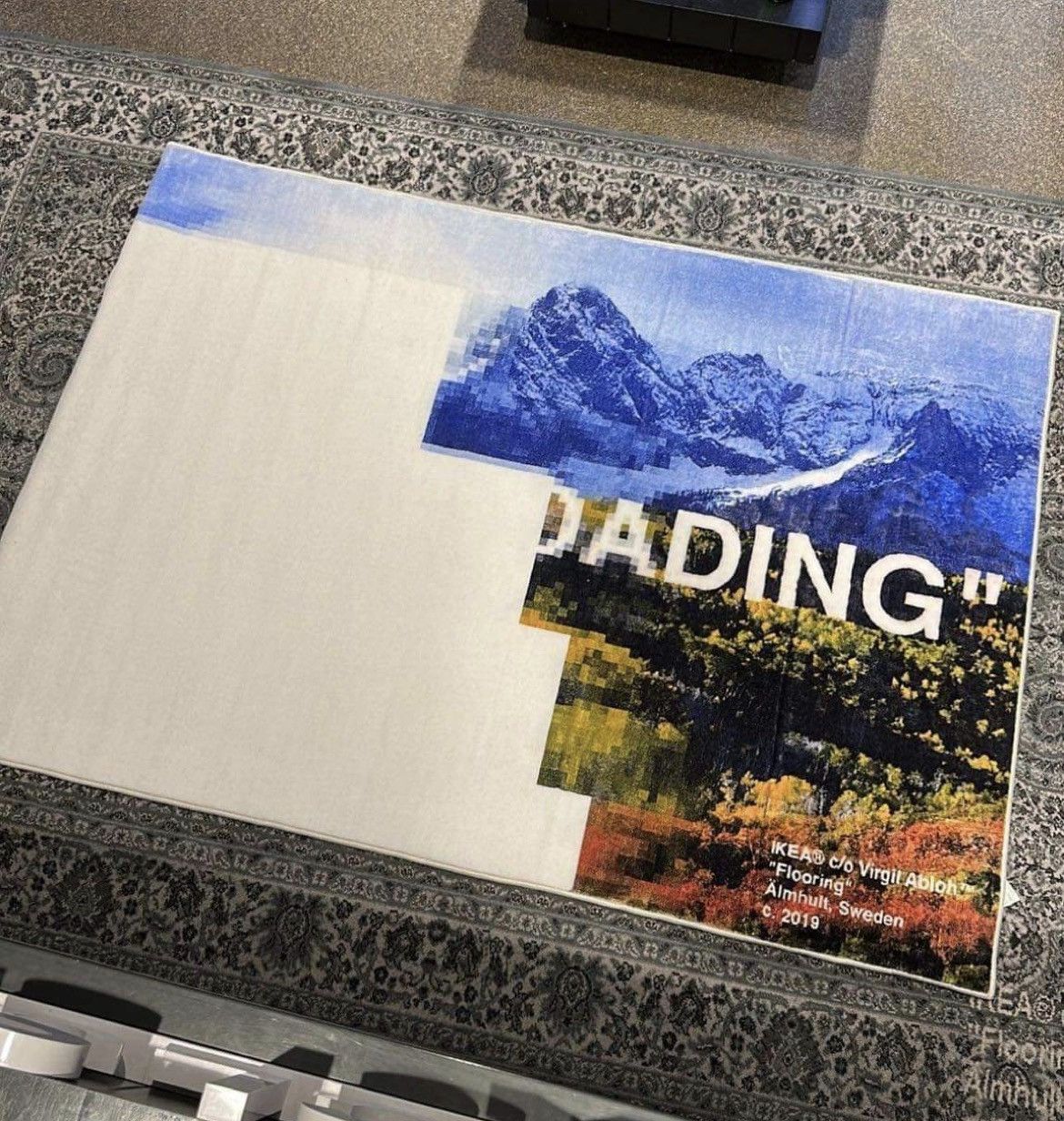 Virgil Abloh - STILL LOADING RUG for Sale