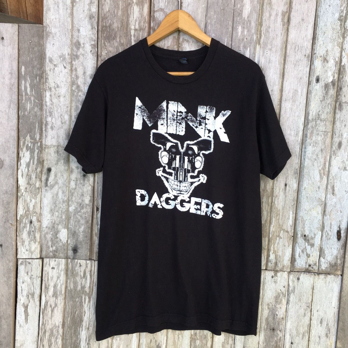 Band Tees Thrashed Faded Mink Daggers Punk Rock ERD GRUNGE TEE Size US L / EU 52-54 / 3 - 1 Thumbnail