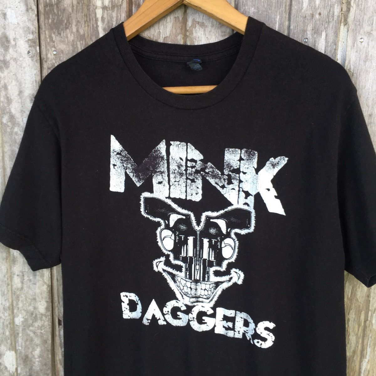Band Tees Thrashed Faded Mink Daggers Punk Rock ERD GRUNGE TEE Size US L / EU 52-54 / 3 - 2 Thumbnail